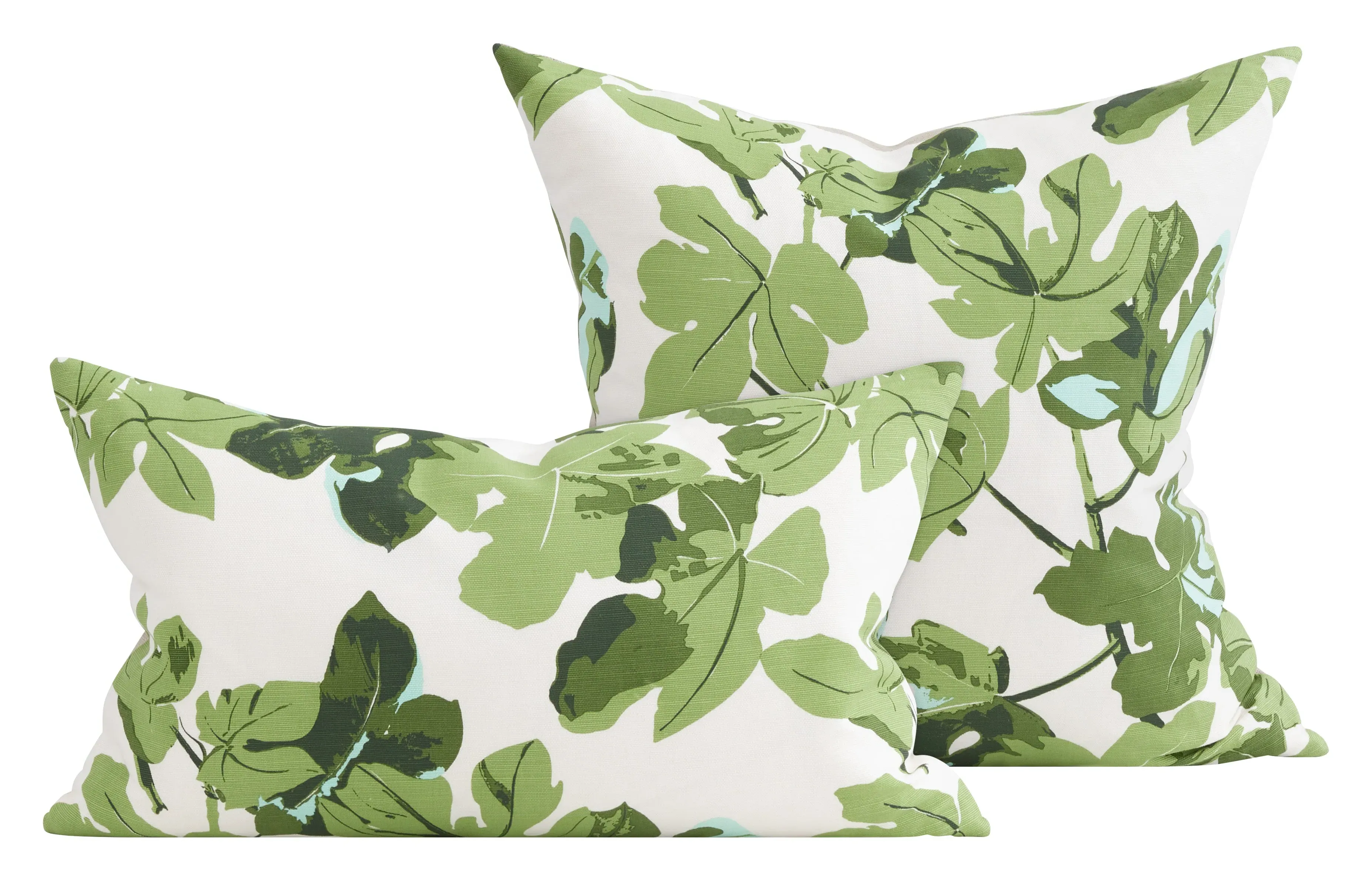 Peter Dunham Fig Leaf Throw Pillow - Linen image