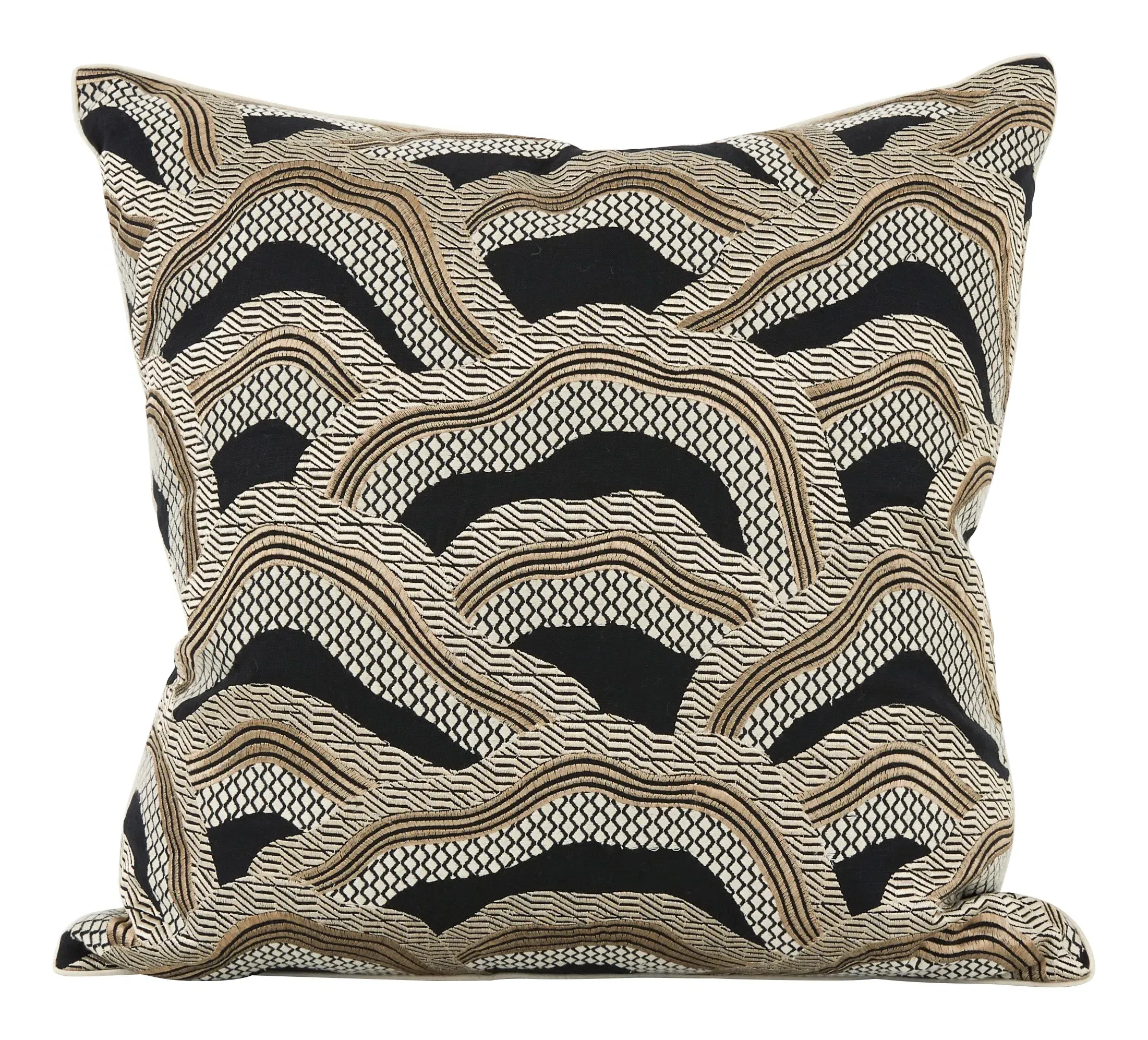 Piedras Throw Pillow - Cream image