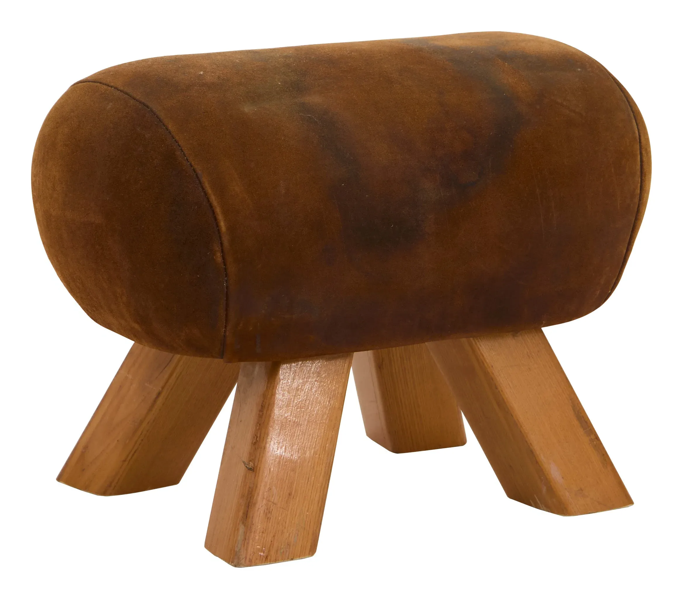Pommel Horse Stool I - Suede, Wood image
