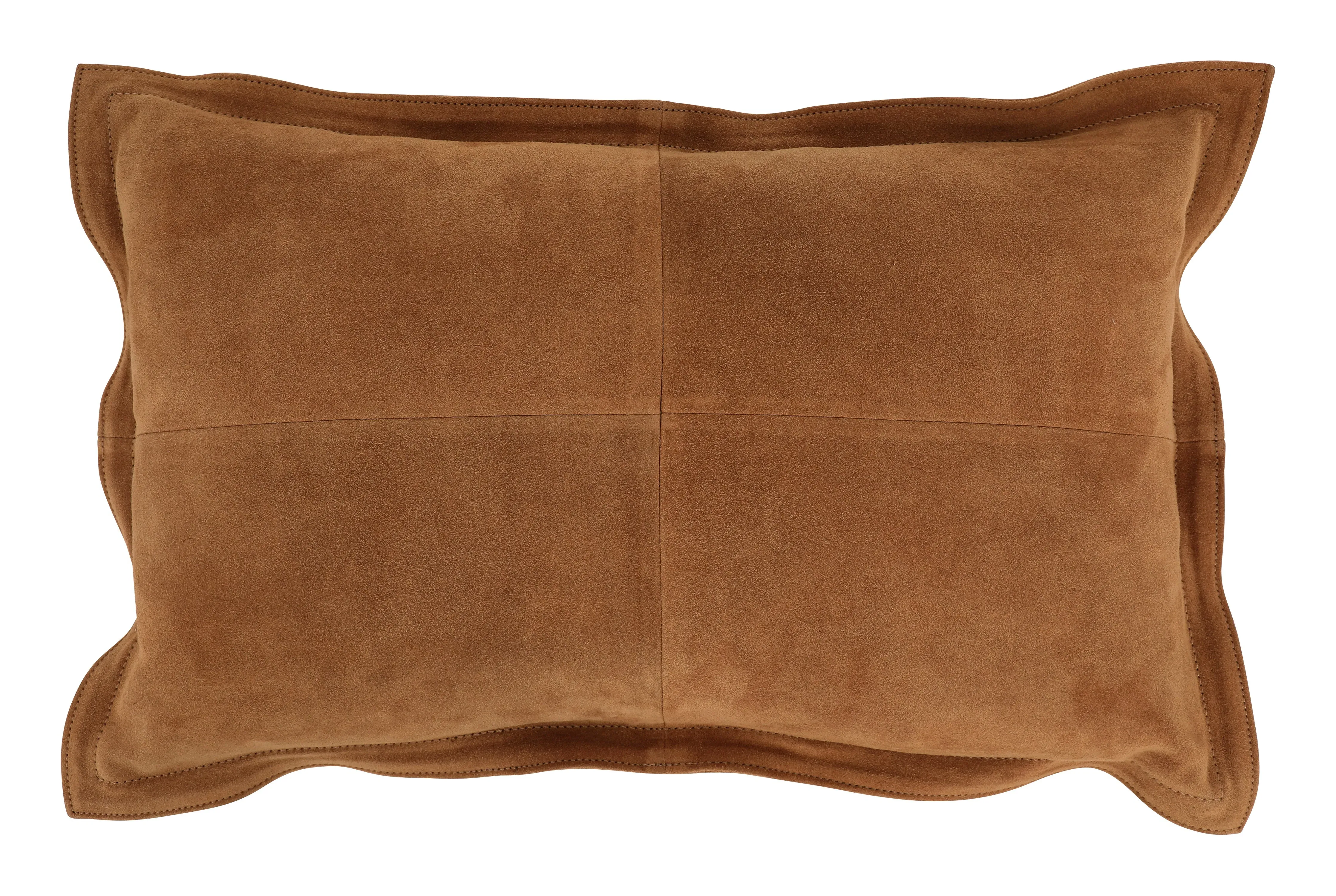 Ranger Rectangular Throw Pillow - Camel, Suede image