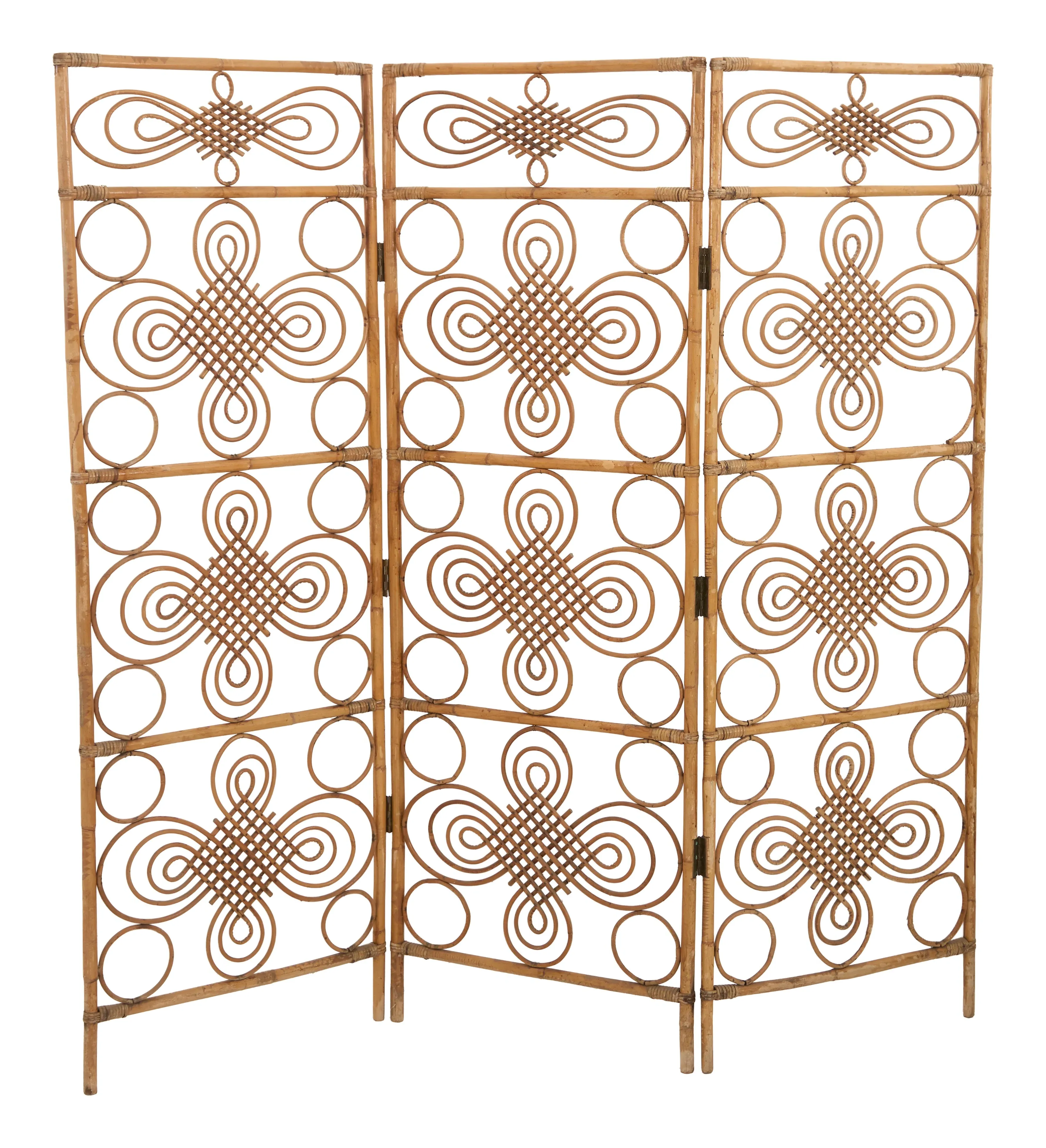 Rattan Folding Screen - Natural image
