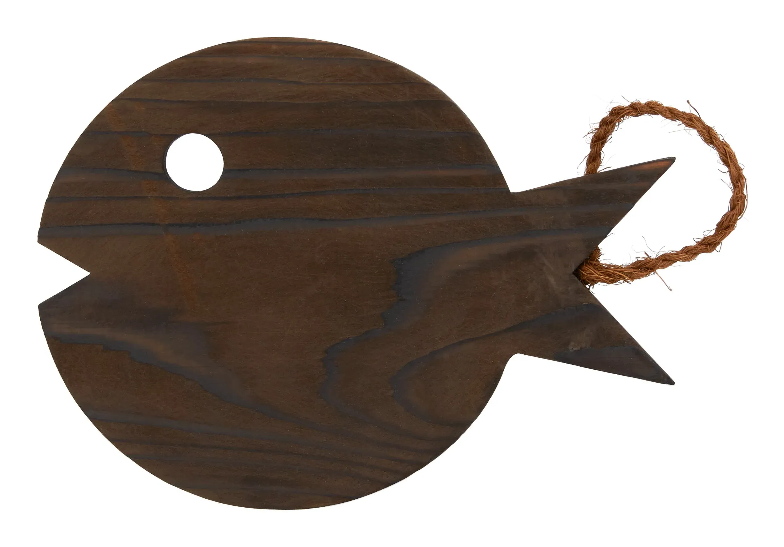 Sakana Fish-Shaped Trivet - Brown, Cedar Wood image