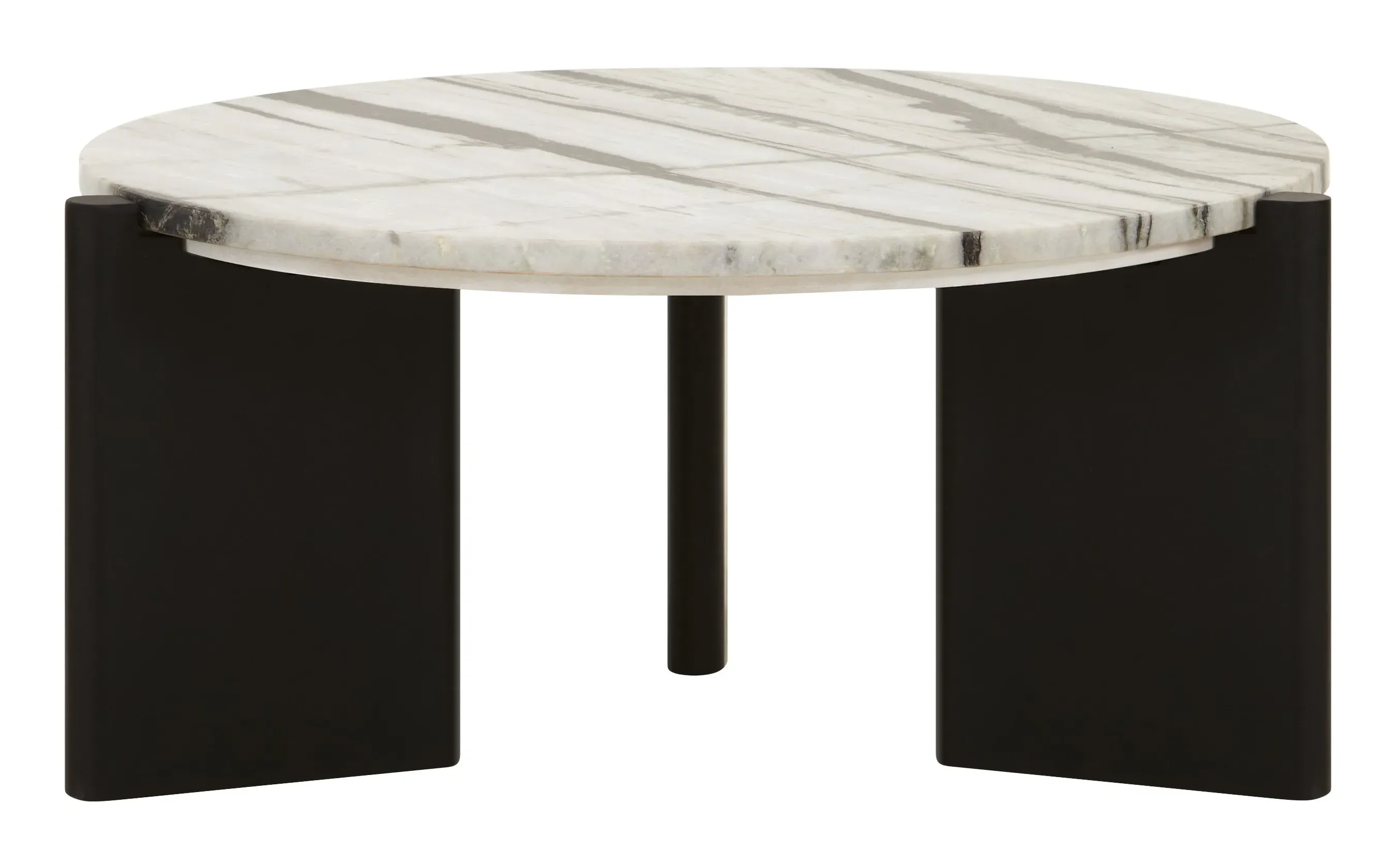 Sedona Round Coffee Table - Grey, Marble image