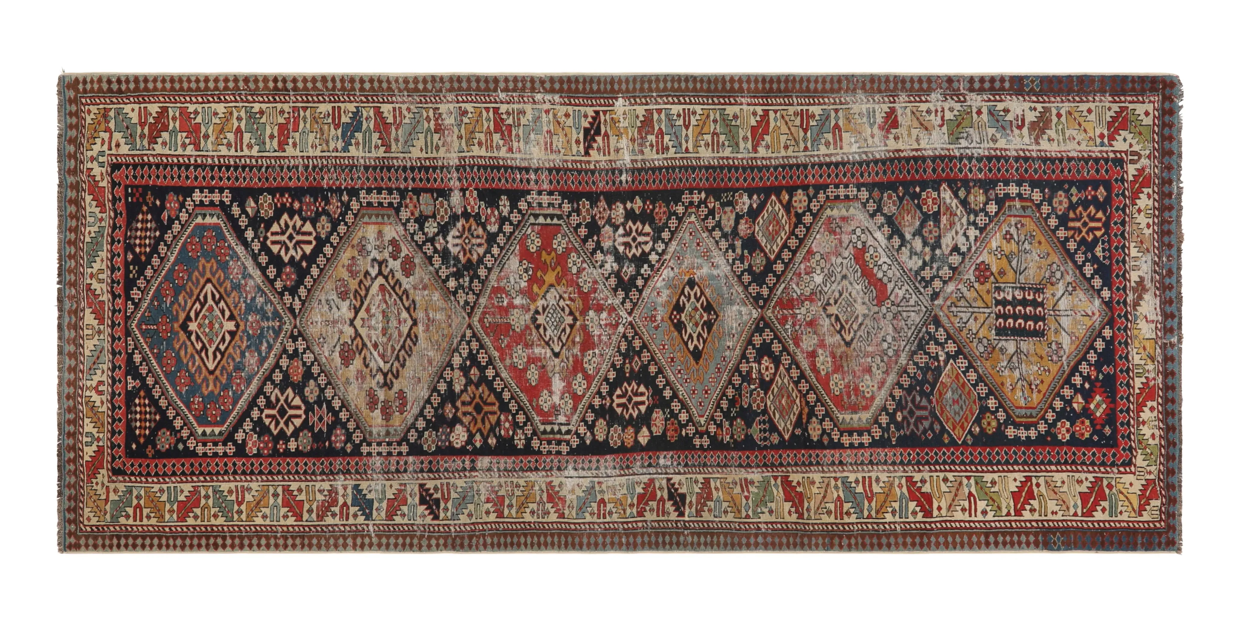 Shirvan Hand Knotted Rug - 8'7" x 3'10" image