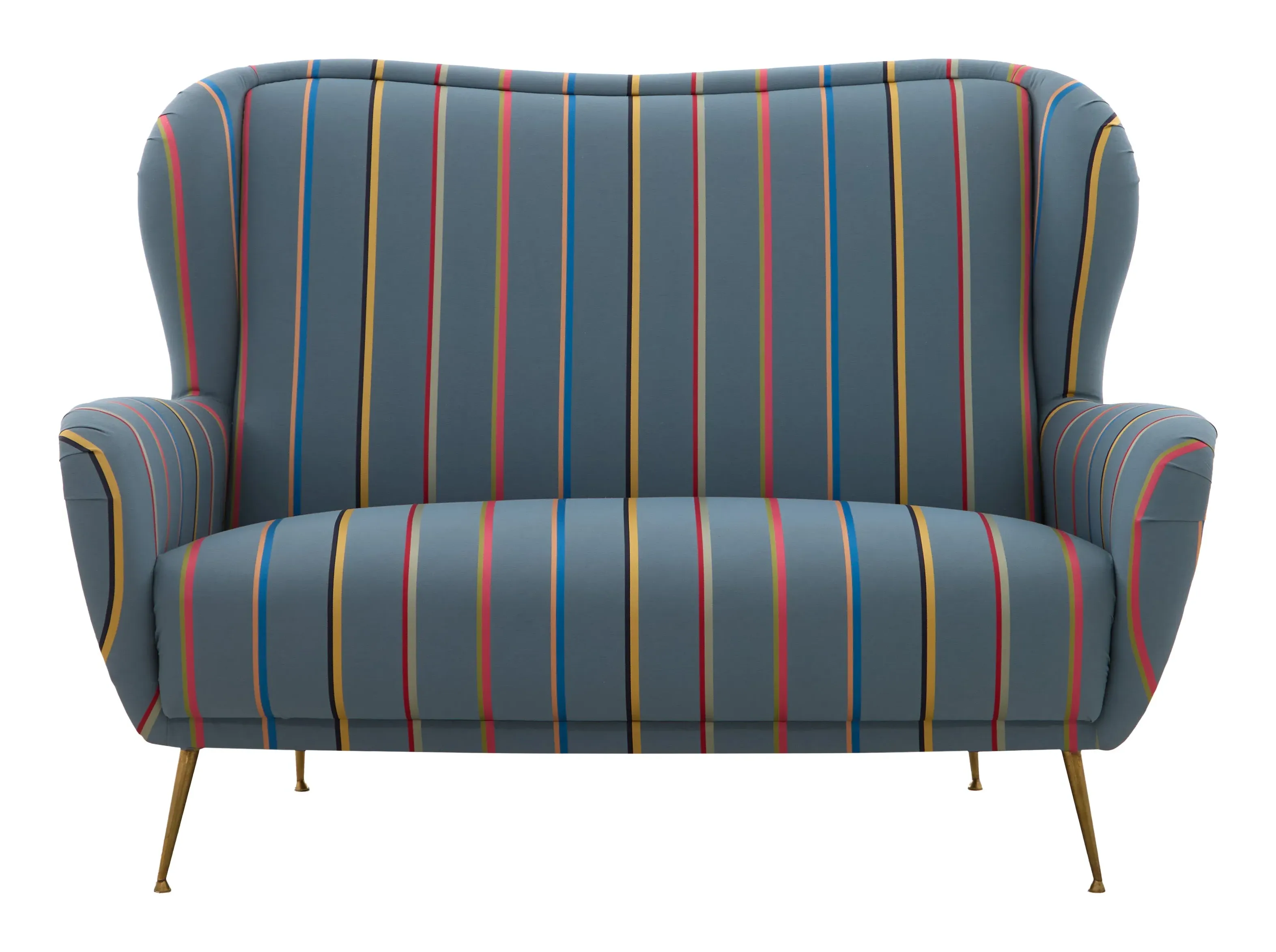 Silvio Cavatorta Italian Sofa - Stripe, Linen Blend image