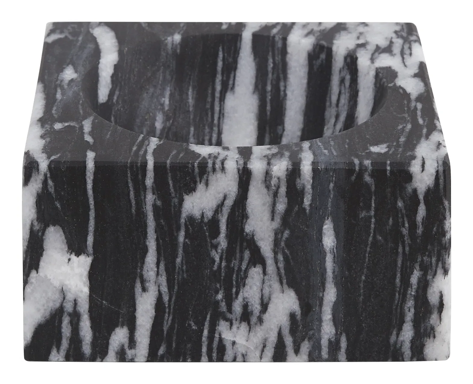 Spiro Bowl - Black, Marble image