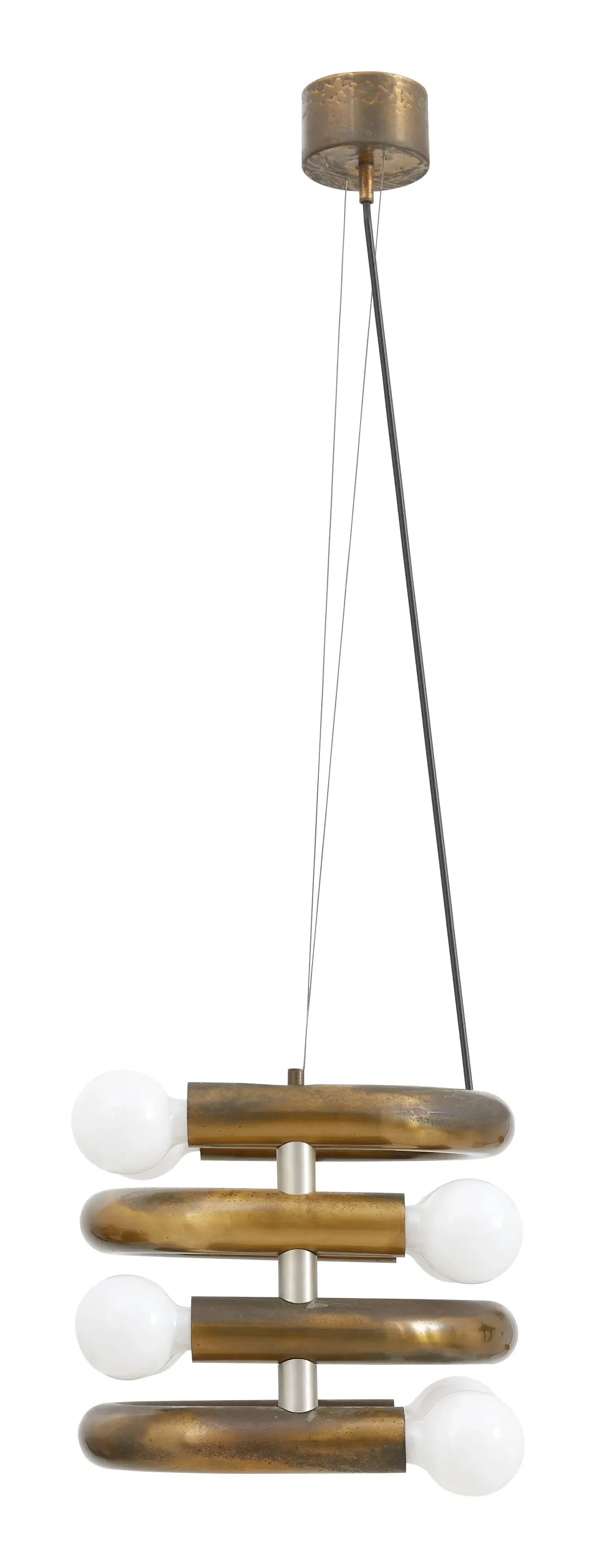 Stilux Milano Chandelier - Brass image