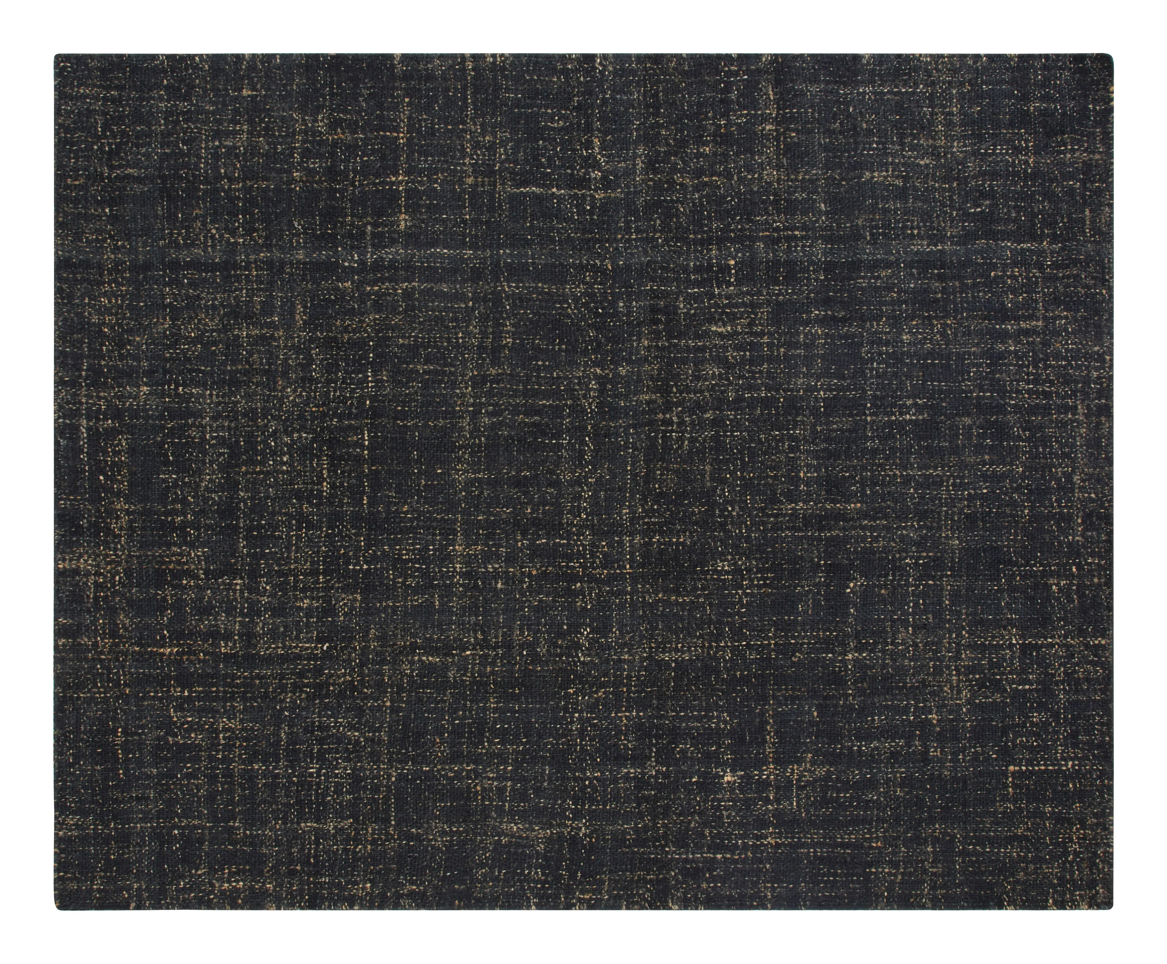 Stranda Handwoven Area Rug - Black, Jute