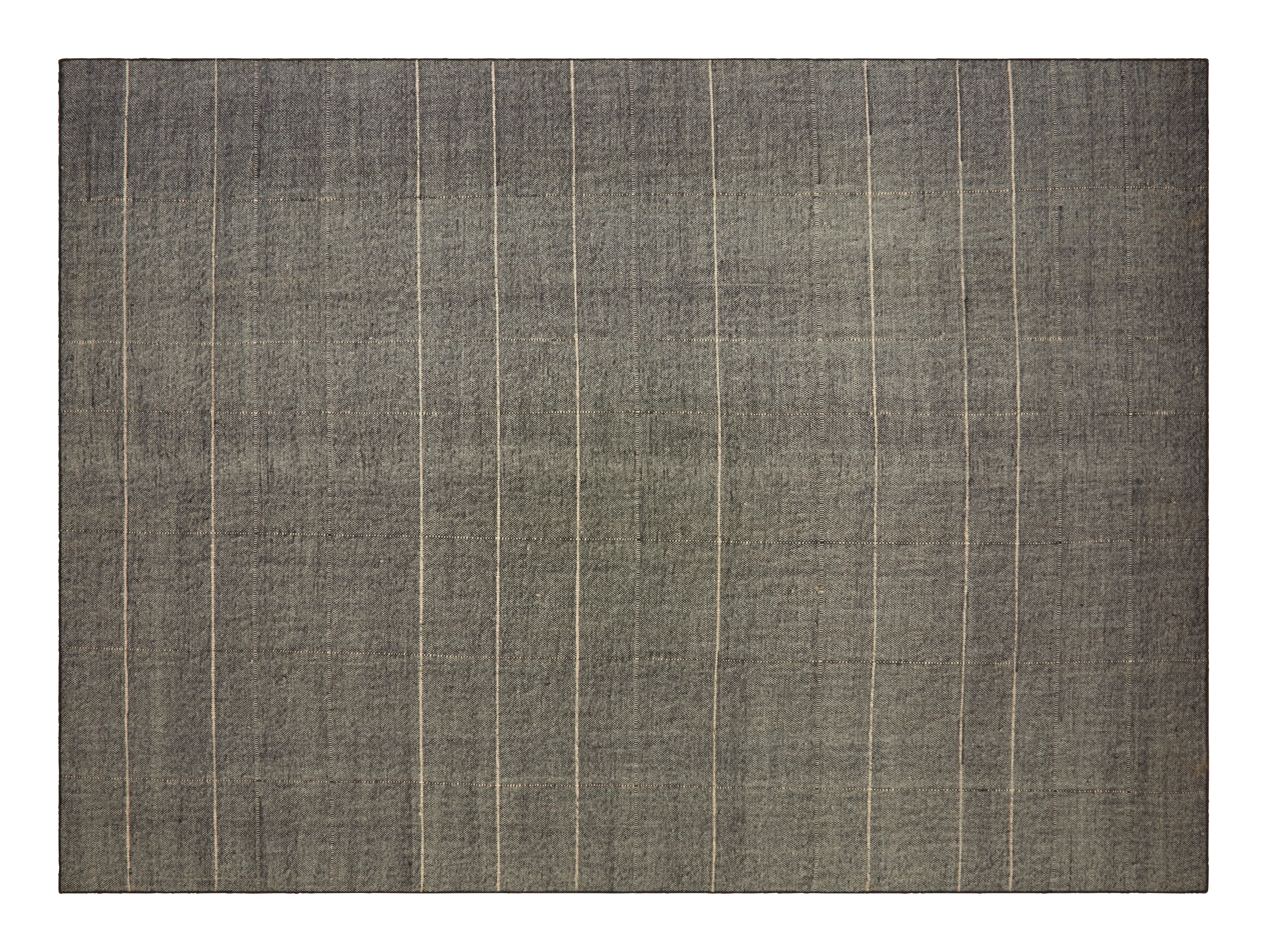 Tatum Handwoven Area Rug - Black, Wool image