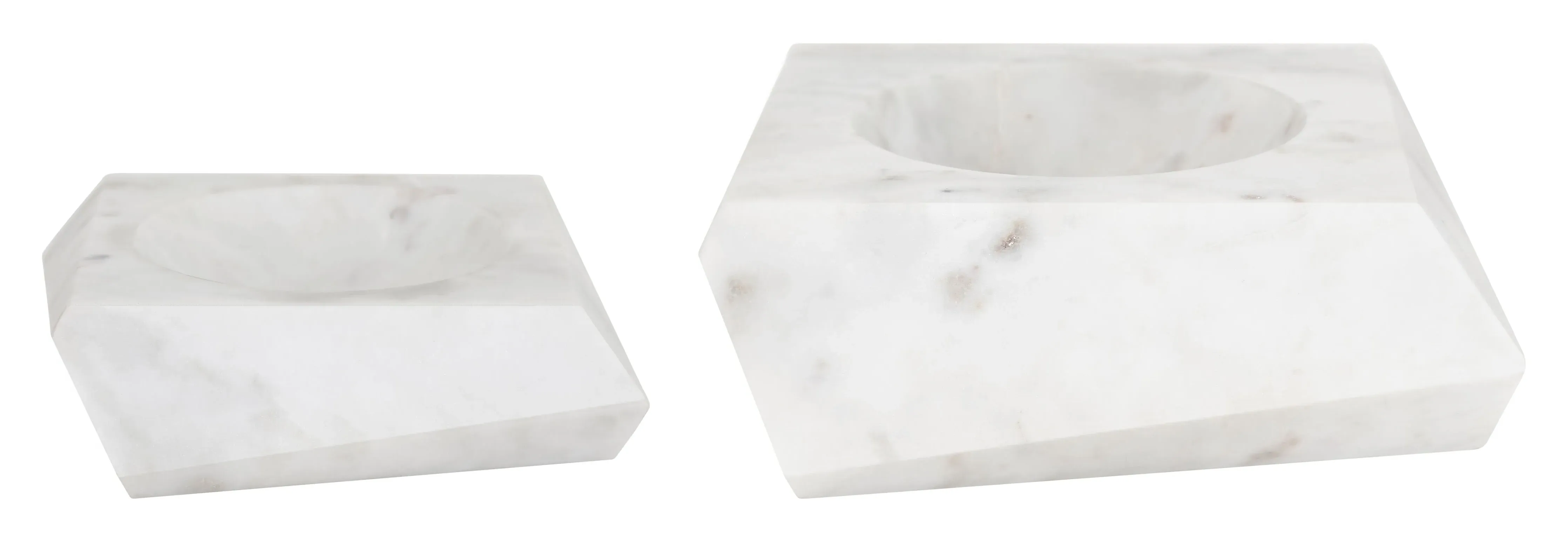 Taurus Bowl - White, Marble