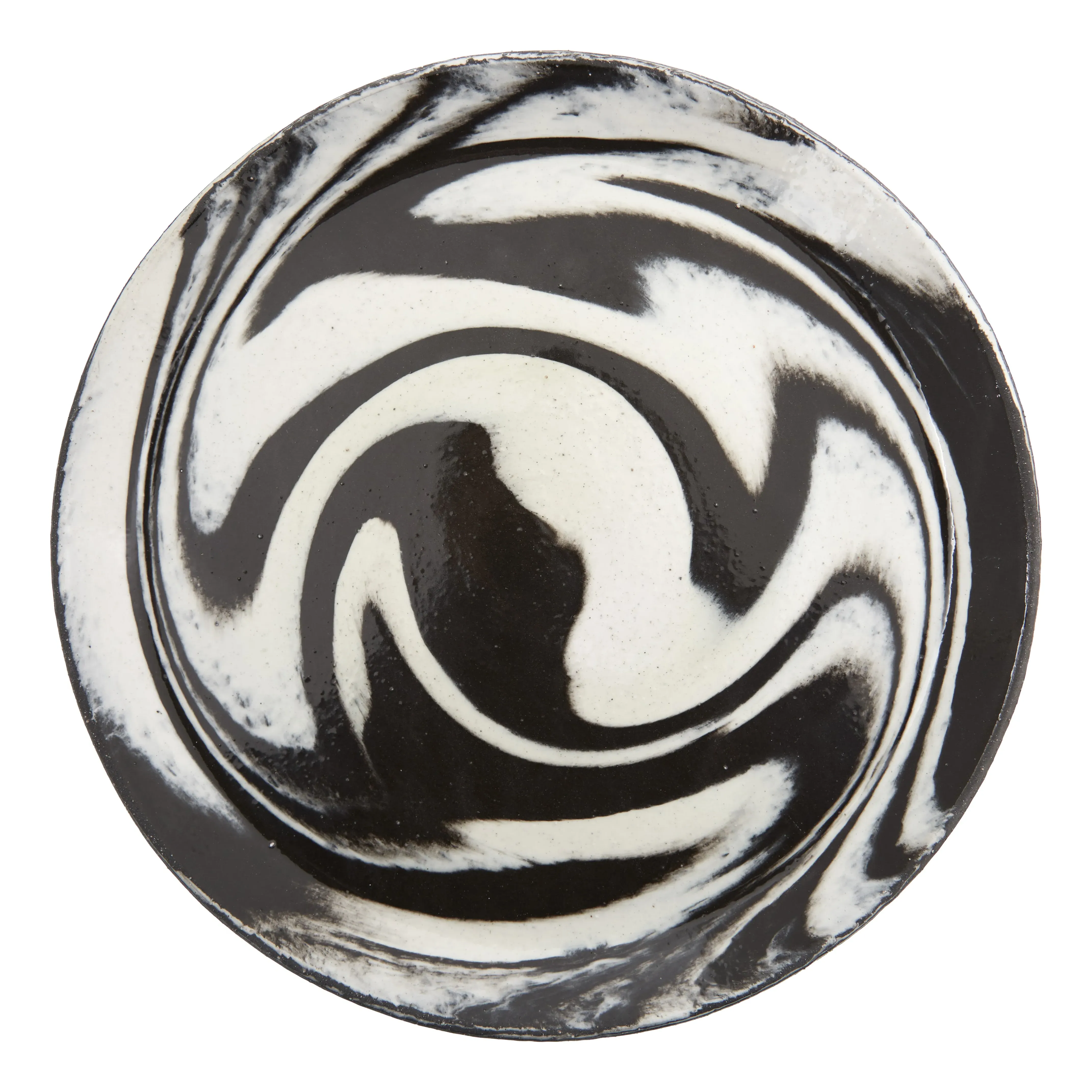 Tivoli Round Platter - Black, Stoneware image