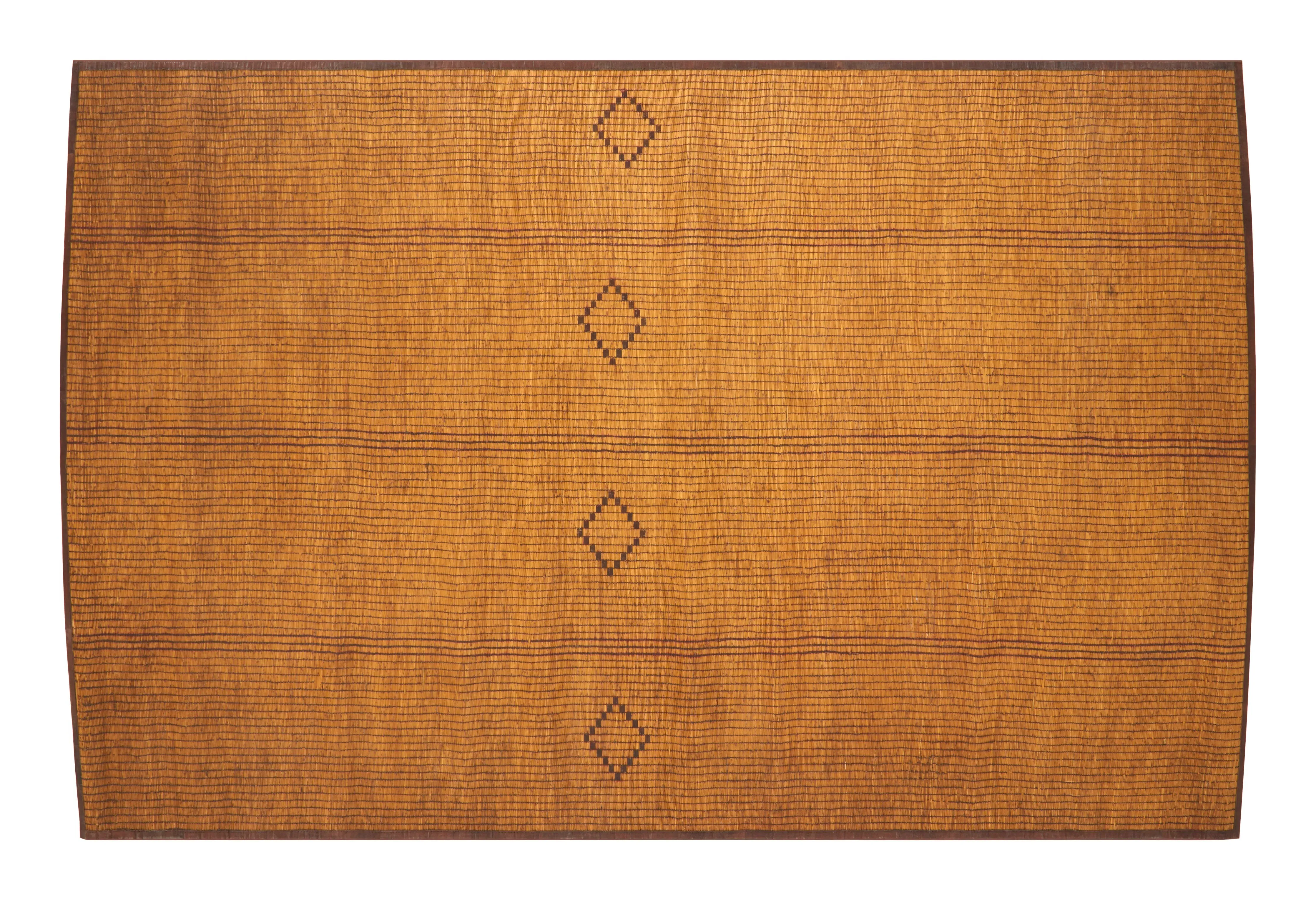 Tuareg Large Flatweave Mat - Natural, Palm Fiber
