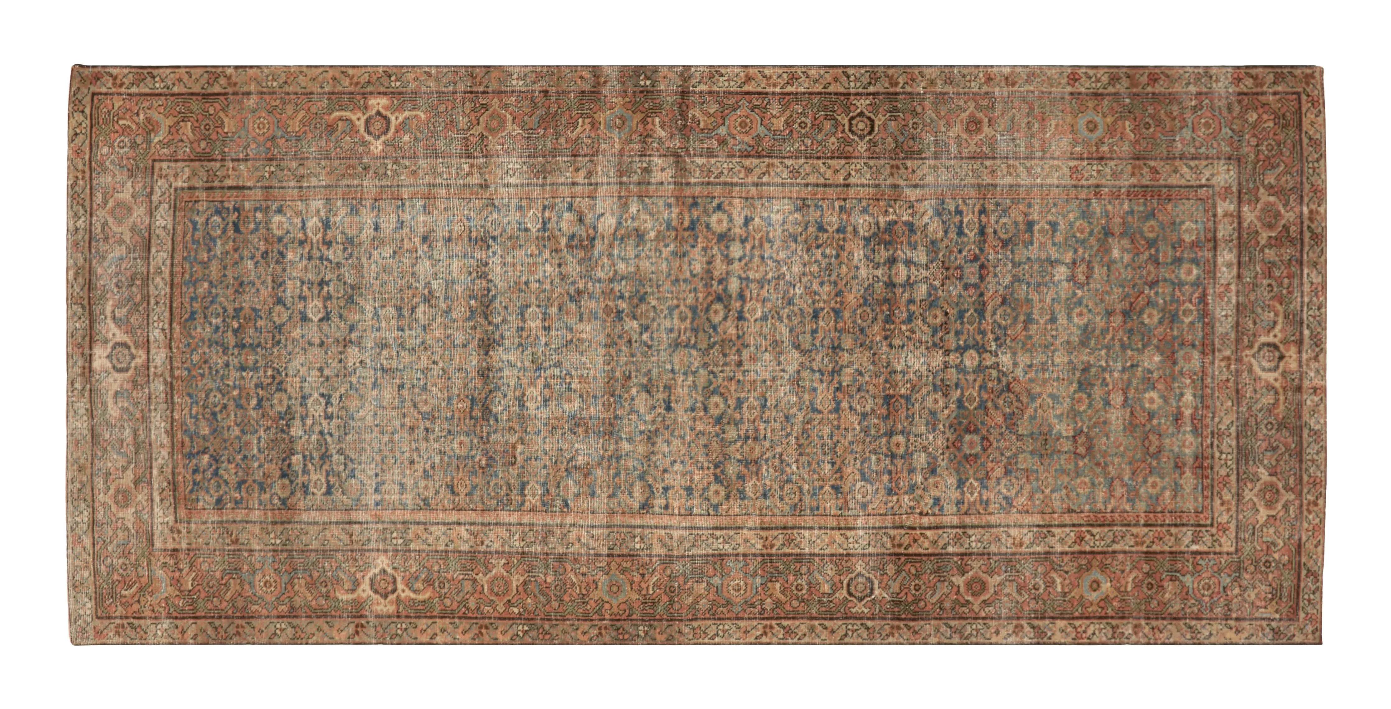 Vintage Farahan Rug - Red, Wool image