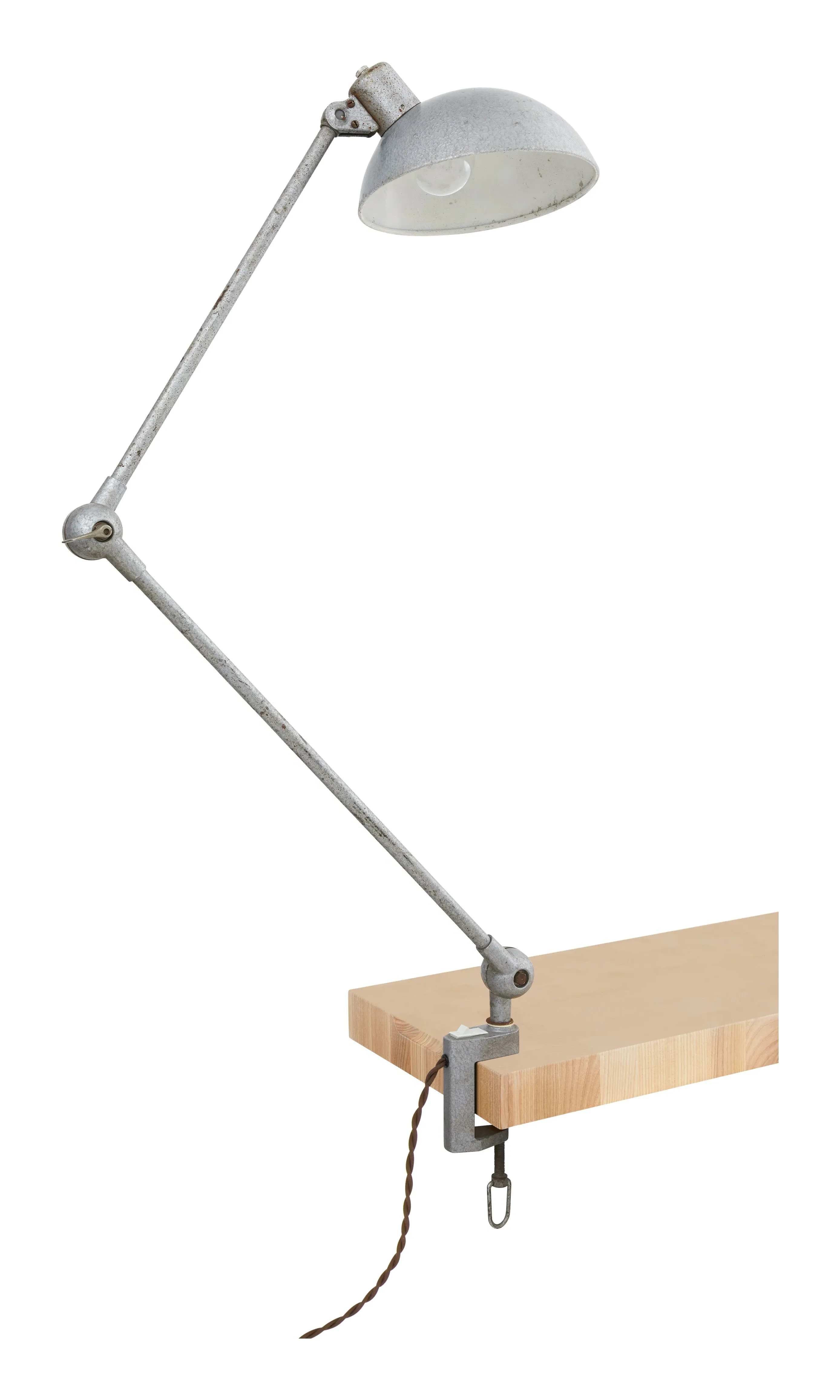 Vintage Metal Desk Lamp with Clamp image