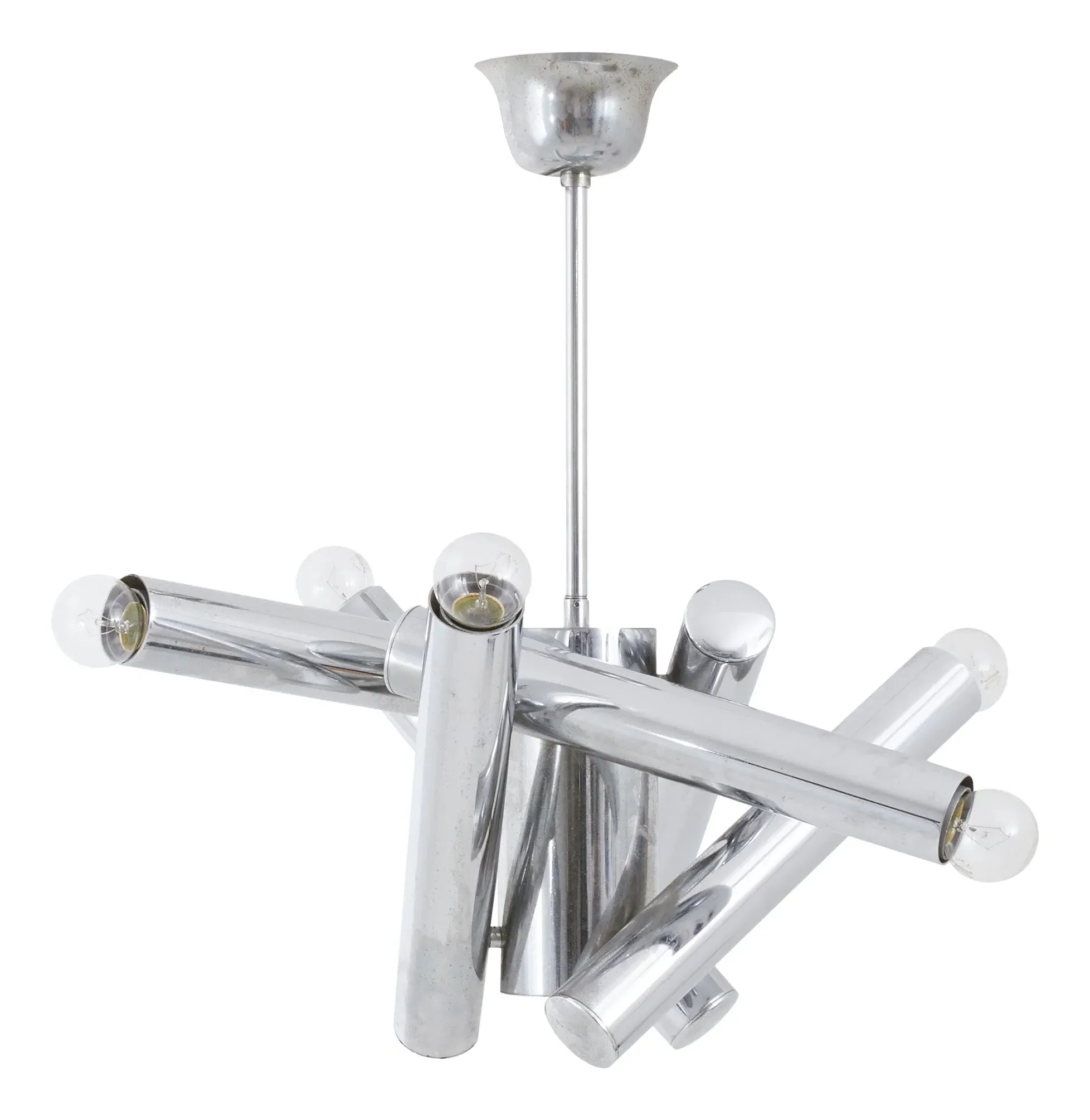 Vintage Pendant Light - Chrome image