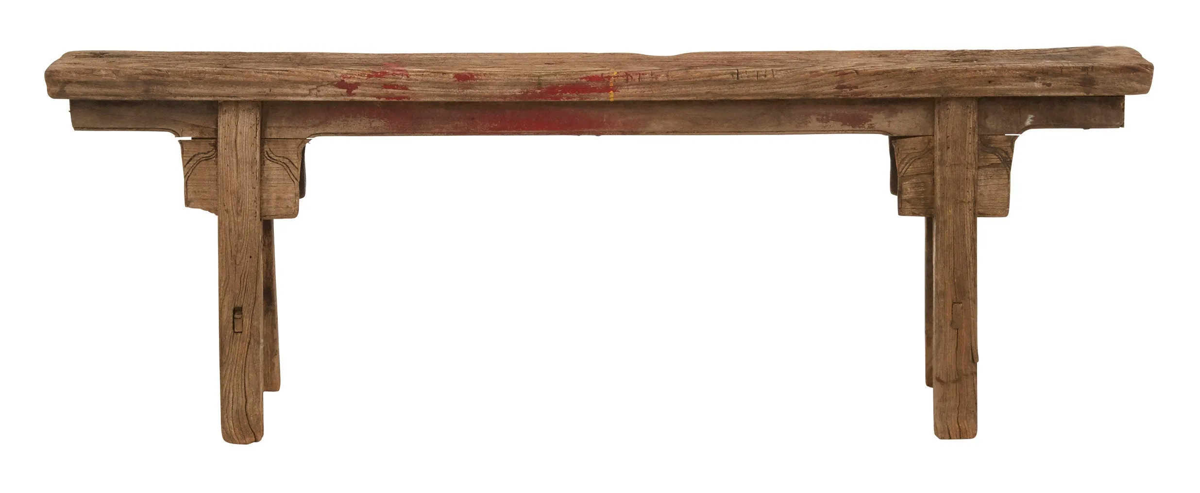 Vintage Student's Bench - Natural Wood image