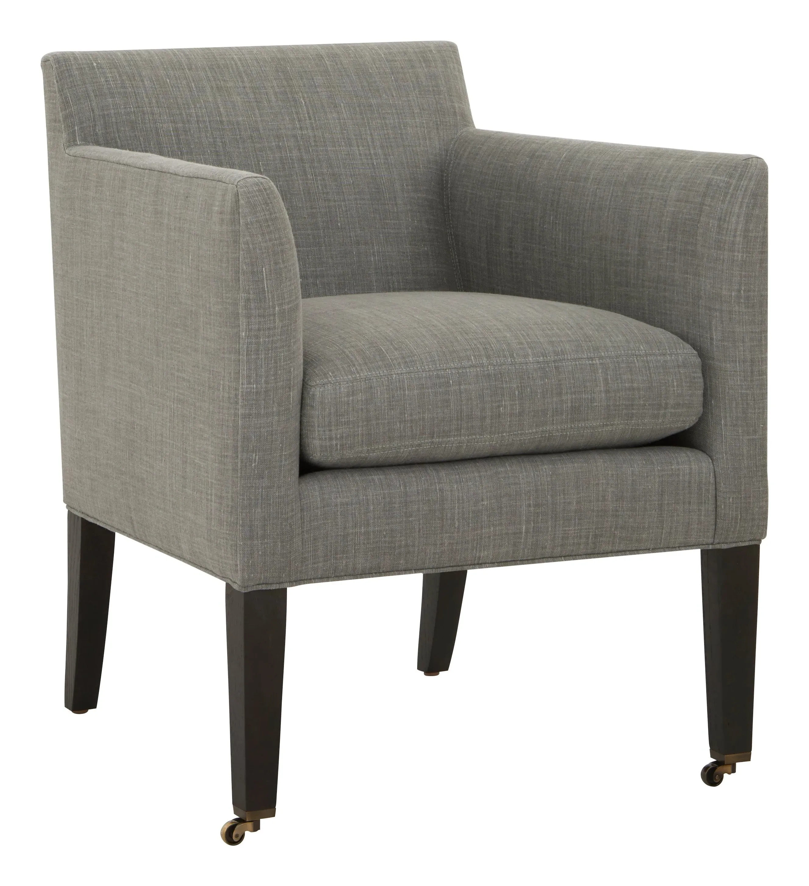 Weston Armchair with Casters - Sahara Shale, Linen image