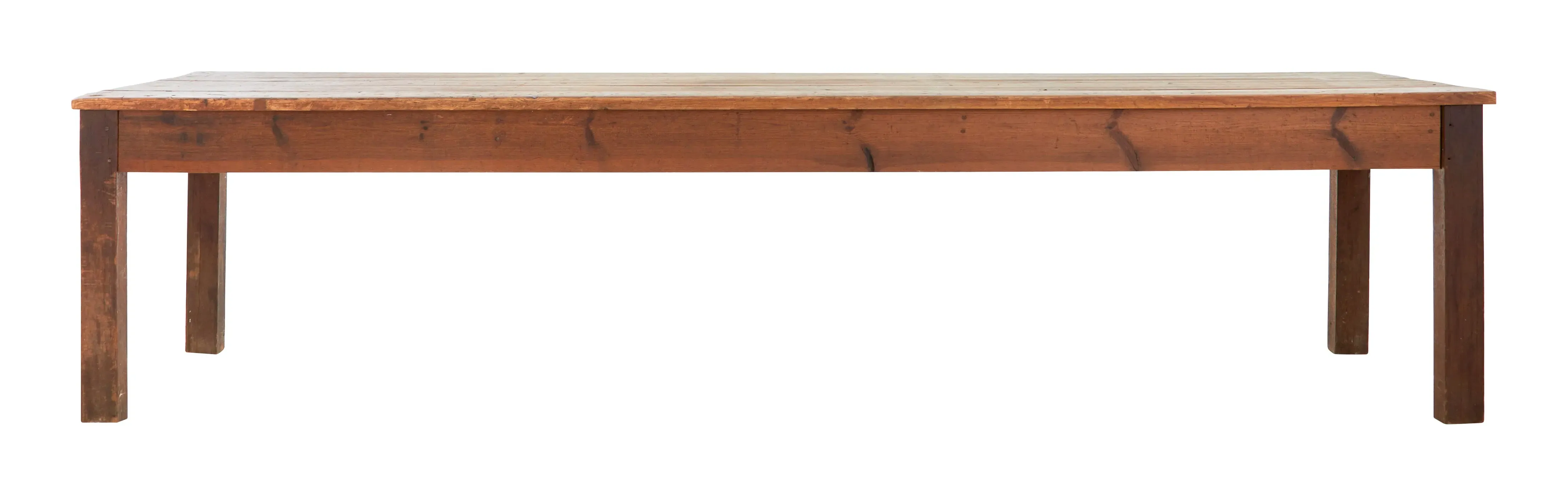 Wood Factory Table - Patinaed