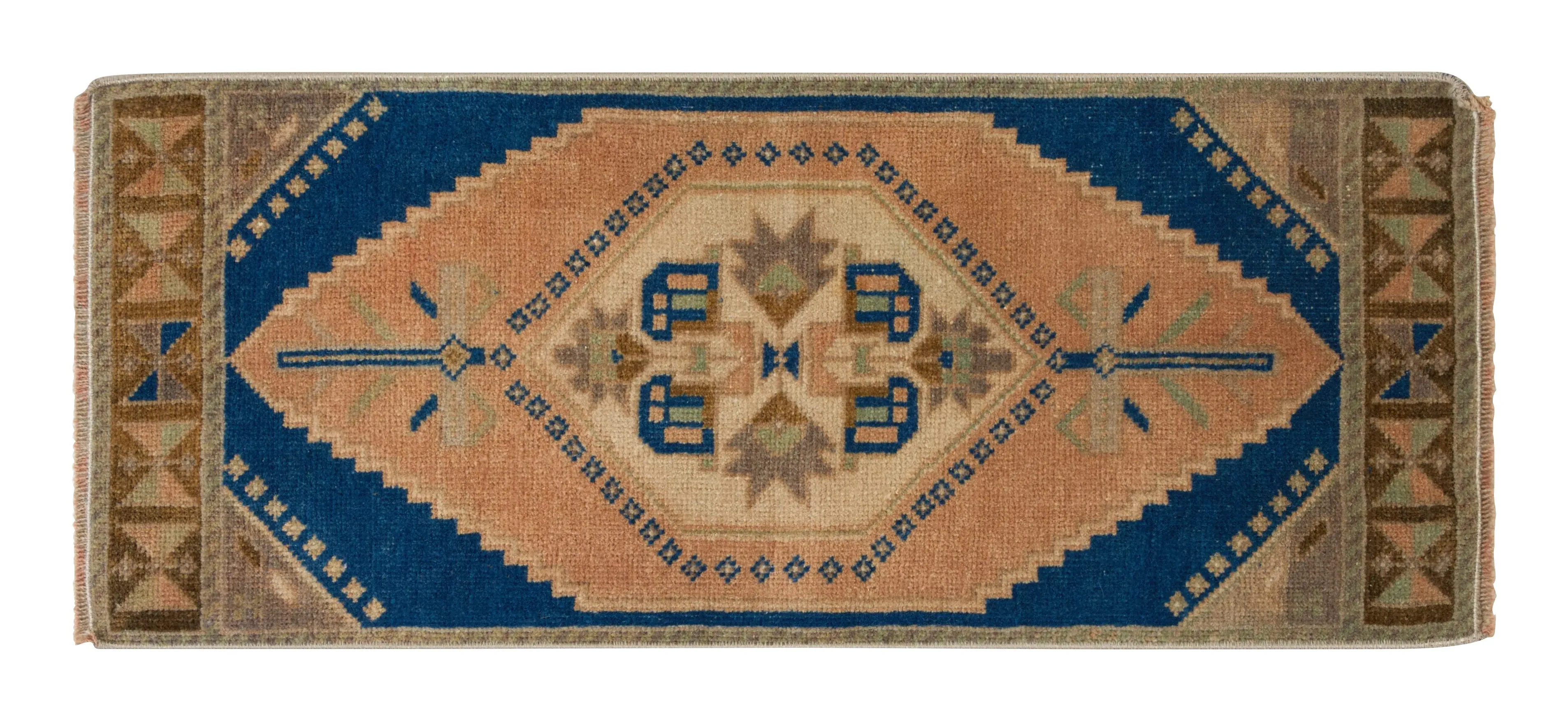 Yastik Hand Knotted Rug with Geometric Pattern image