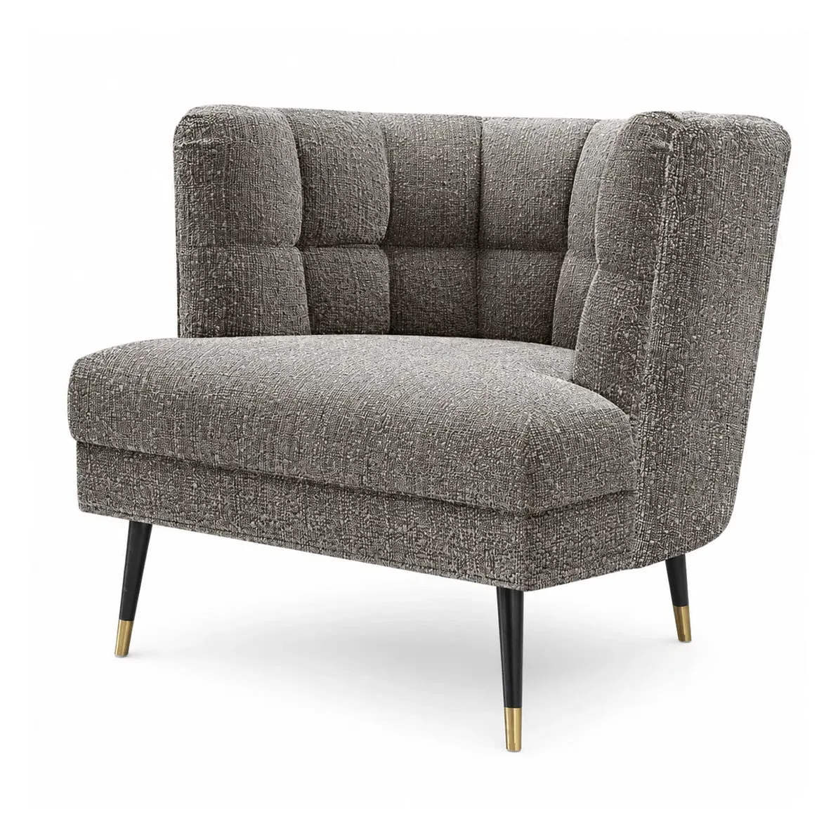 Draper Club Chair with Biscuit Tufted Back by Jonathan Adler