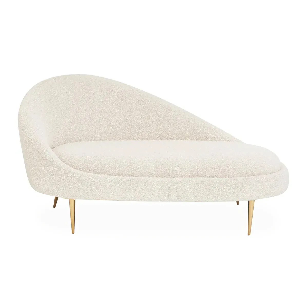 Ether 60" Chaise - Bouclé by Jonathan Adler