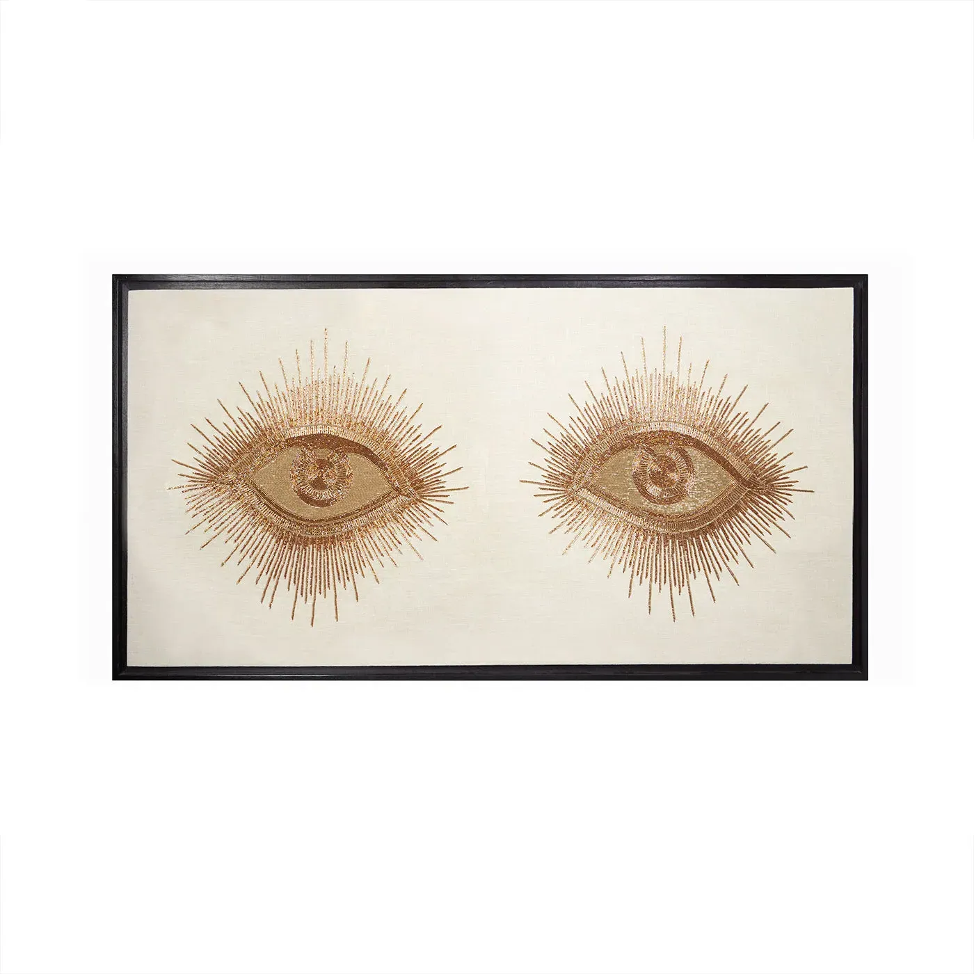 Eyes Beaded Wall Art - Linen product