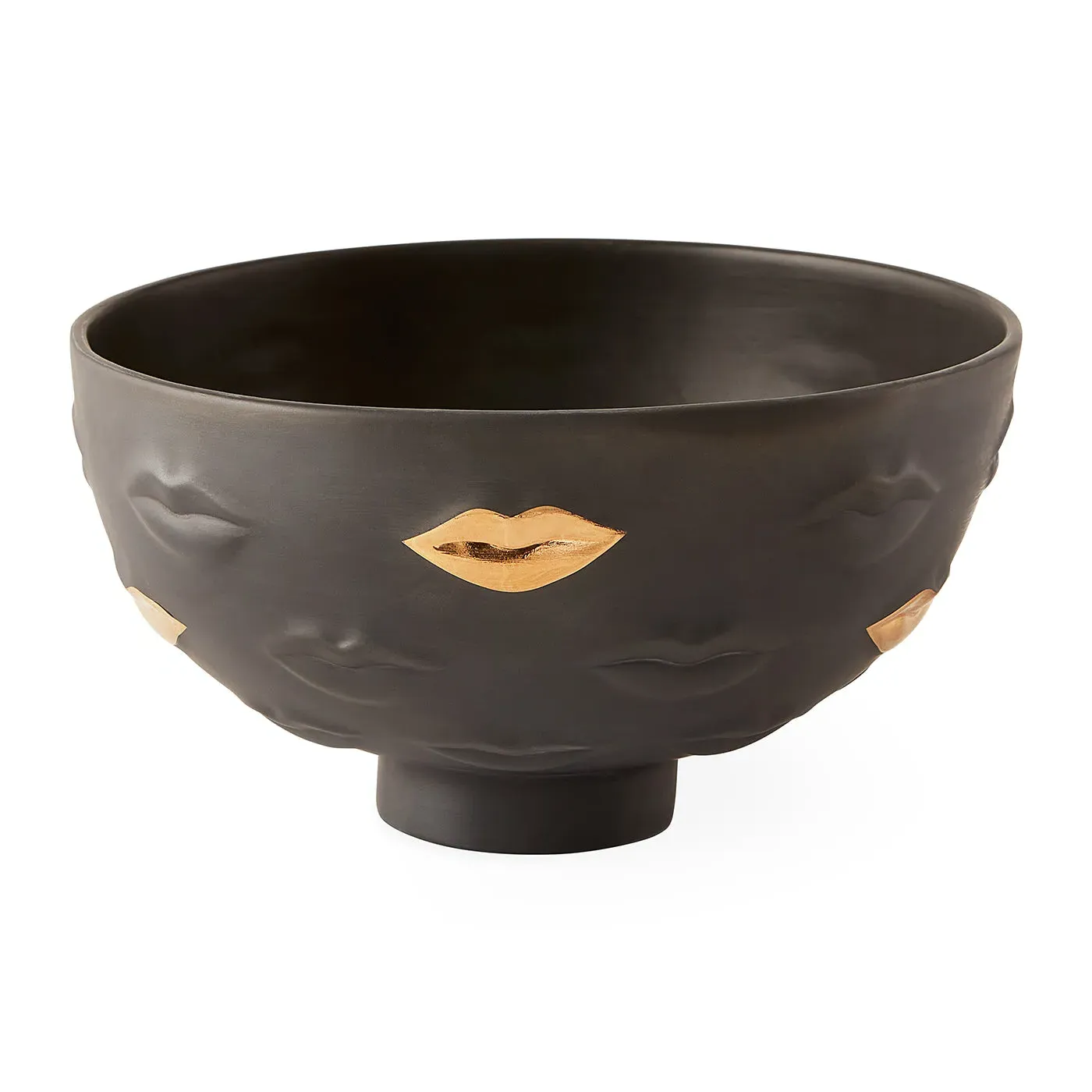 Gala Serving Bowl - Black Porcelain by Jonathan Adler