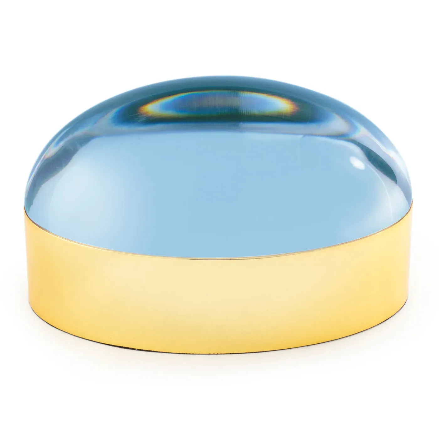 Globo Large Box - Brass, Acrylic by Jonathan Adler