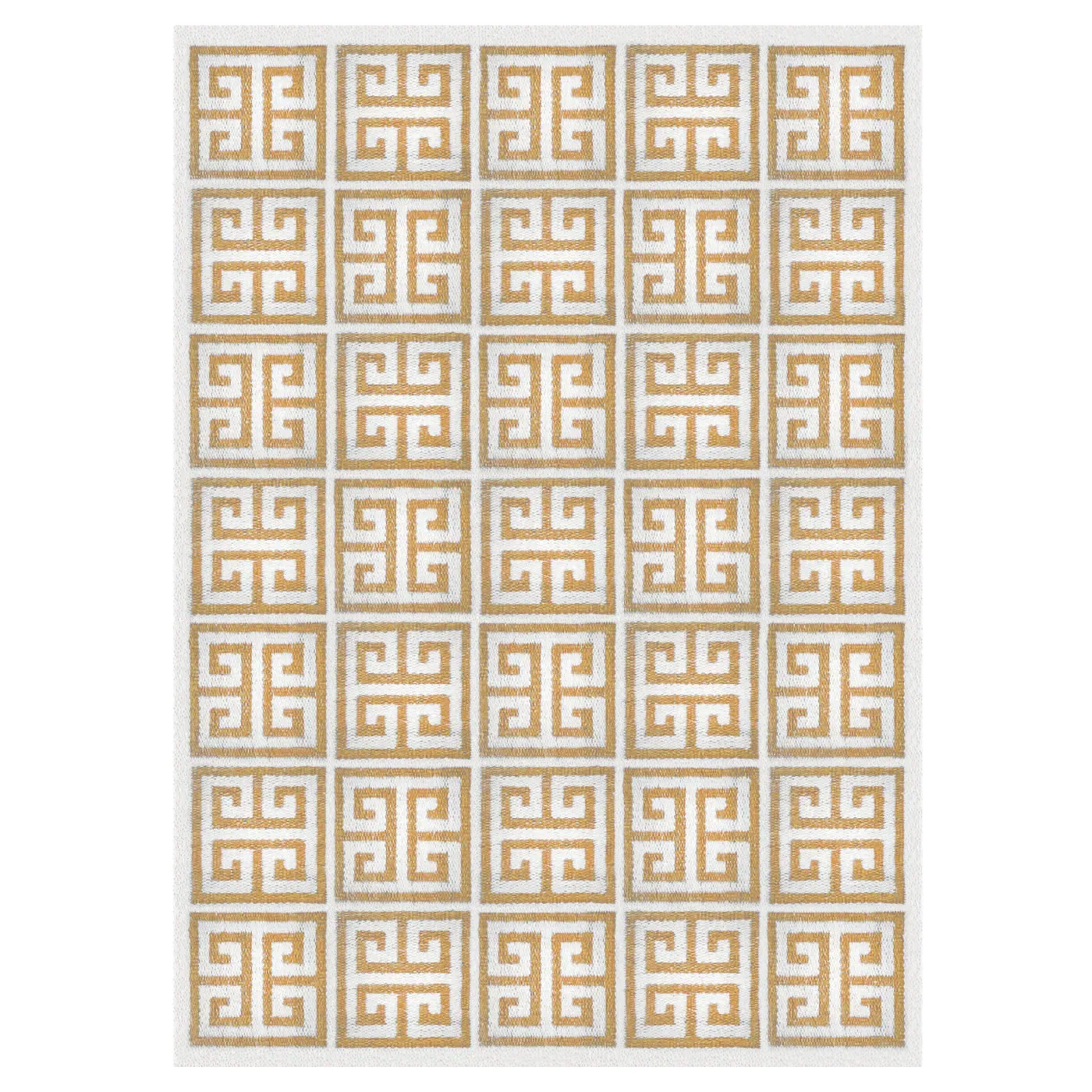 Greek Key Flatweave Rug - Wool product