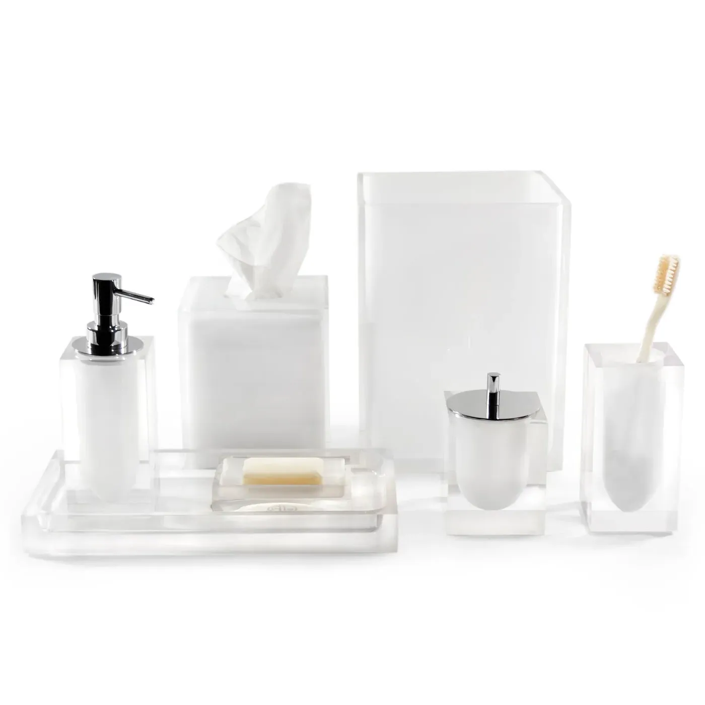 Hollywood Bath Set - Acrylic by Jonathan Adler