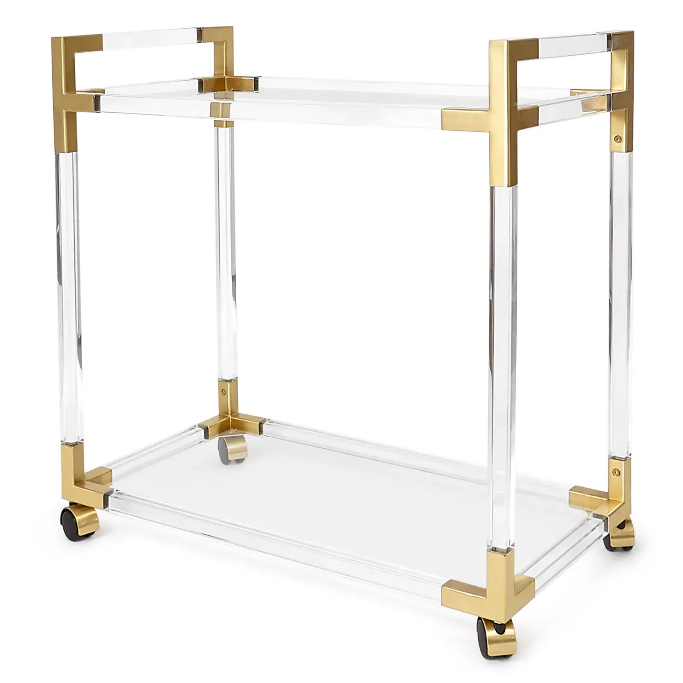 Jacques Bar Cart - Clear, Acrylic by Jonathan Adler