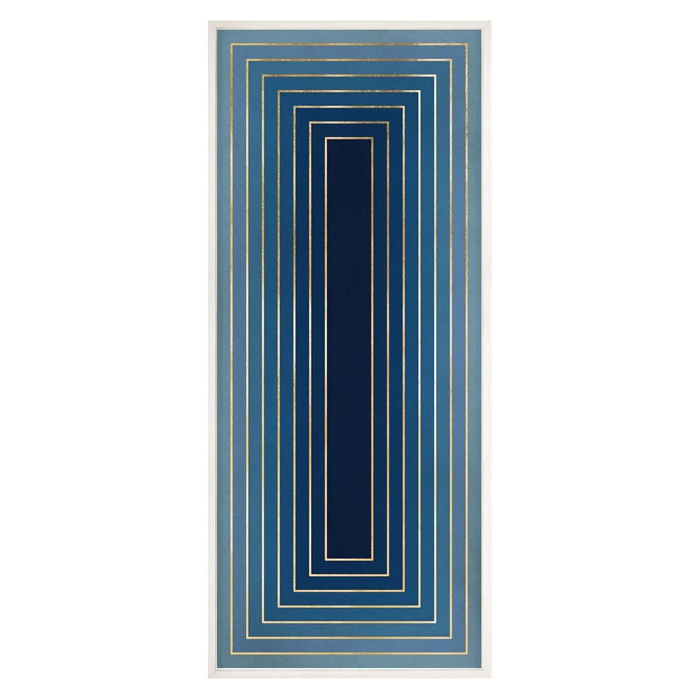 Look Within Abstract Wall Art - Blue, Gold product