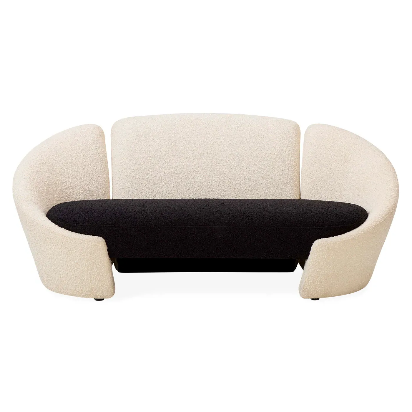 Marais Apartment Sofa - Two-Tone, Bouclé by Jonathan Adler