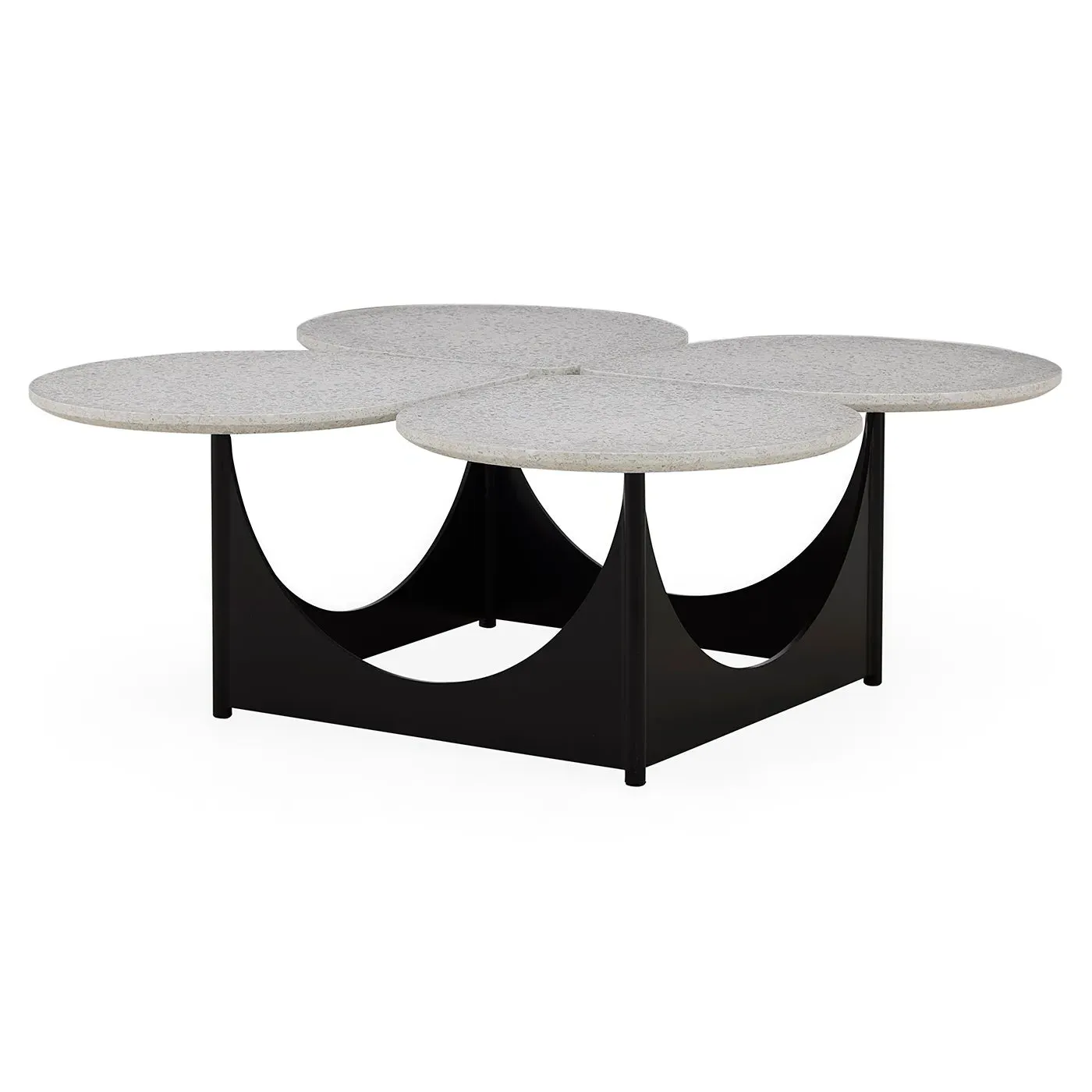 Milano Quatrefoil Cocktail Table - Terrazzo, Steel product