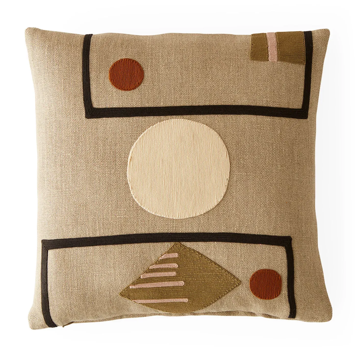Monterey Shapes Accent Pillow - Linen product