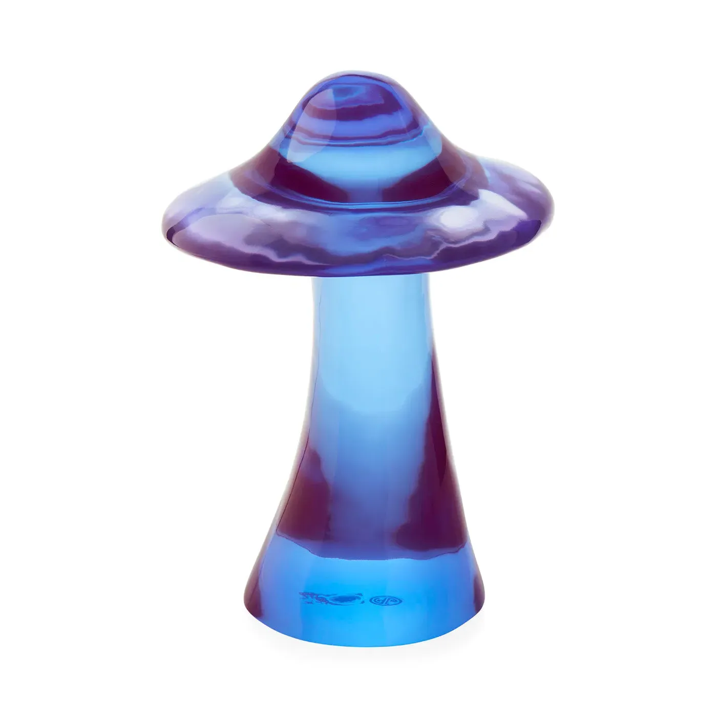 Mushroom Sculpture Objet - Purple, Acrylic by Jonathan Adler