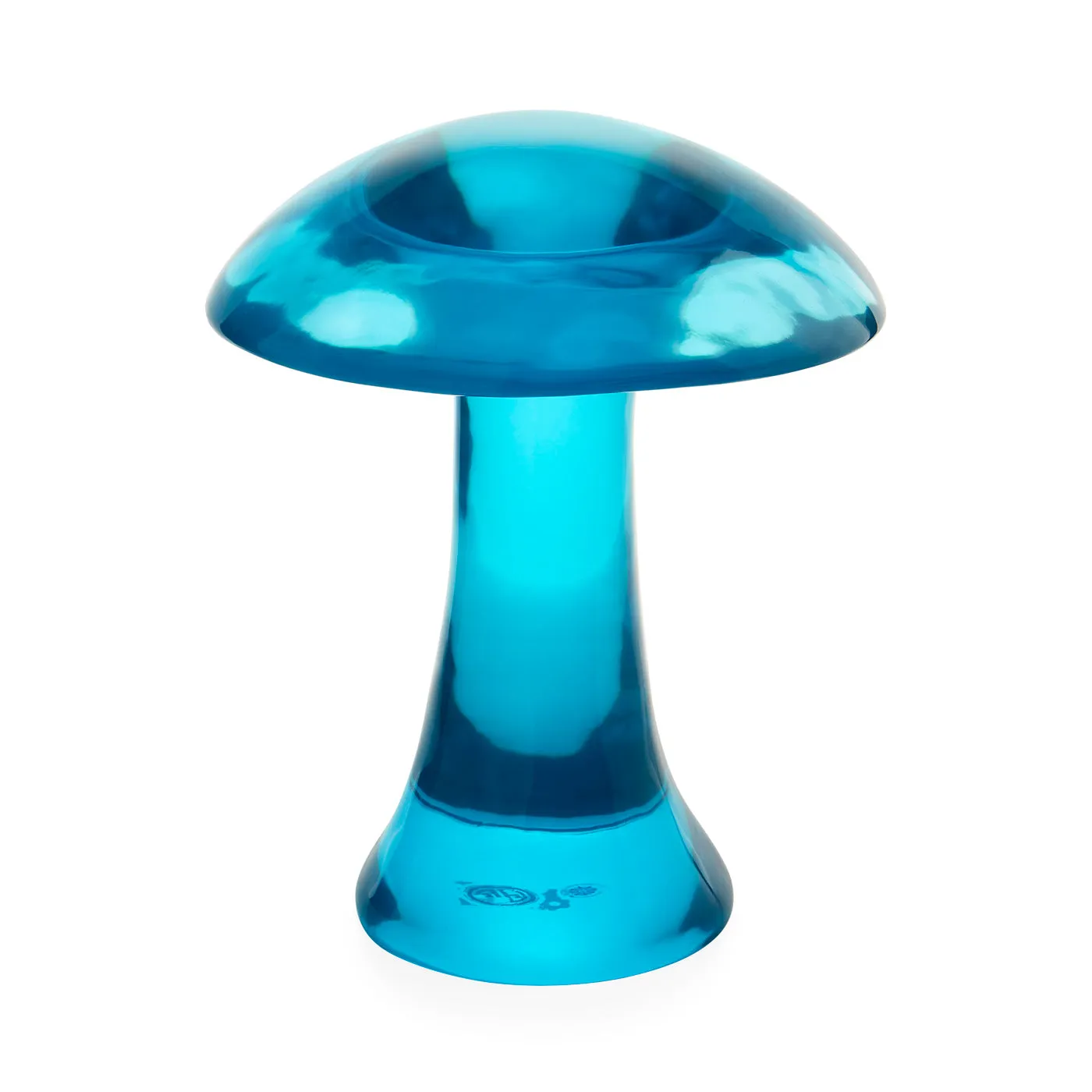 Mushroom Sculpture Objet - Turquoise, Acrylic by Jonathan Adler