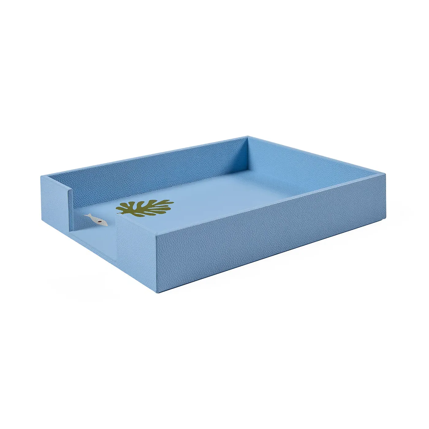 Playa Leather Letter Tray by Jonathan Adler