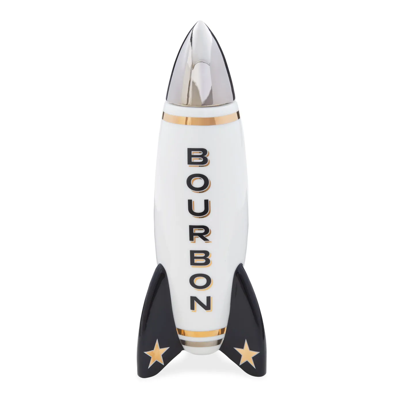 Rocket Bourbon Decanter - Gold, Porcelain product