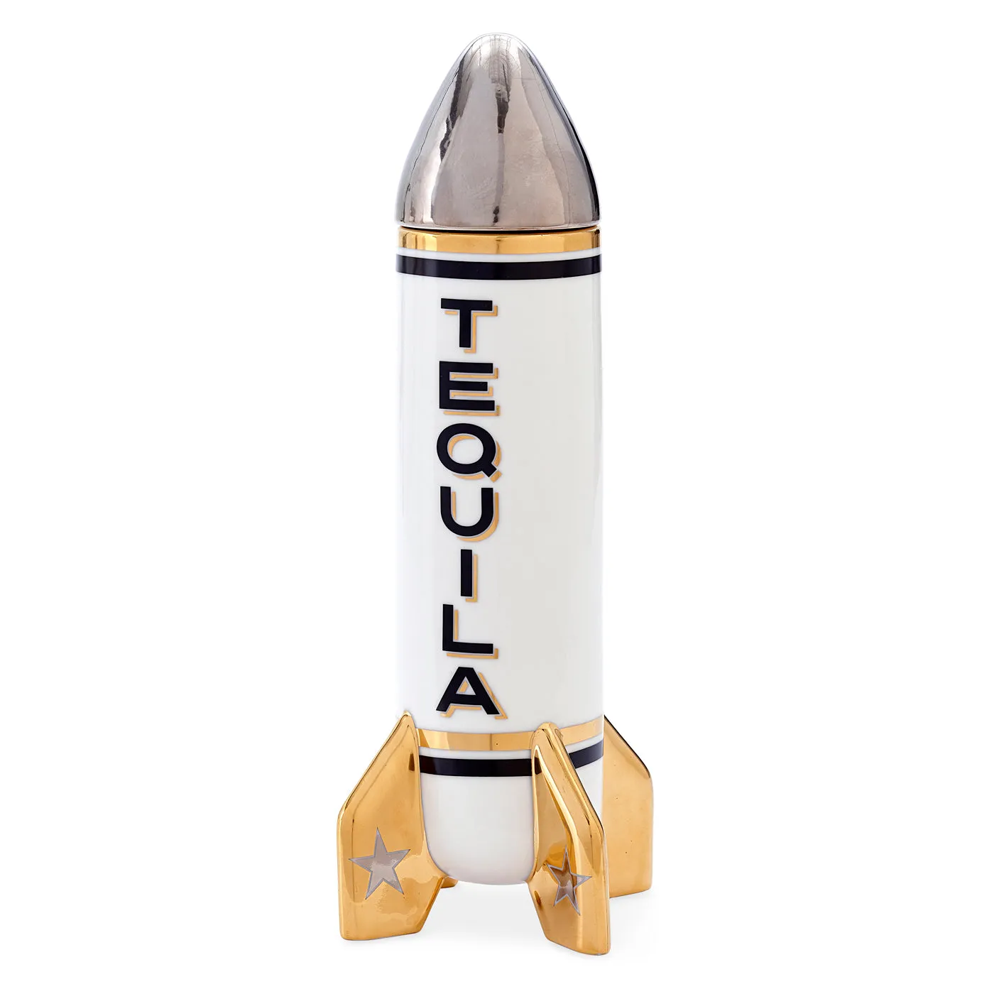 Rocket Tequila Decanter - Gold, Porcelain product