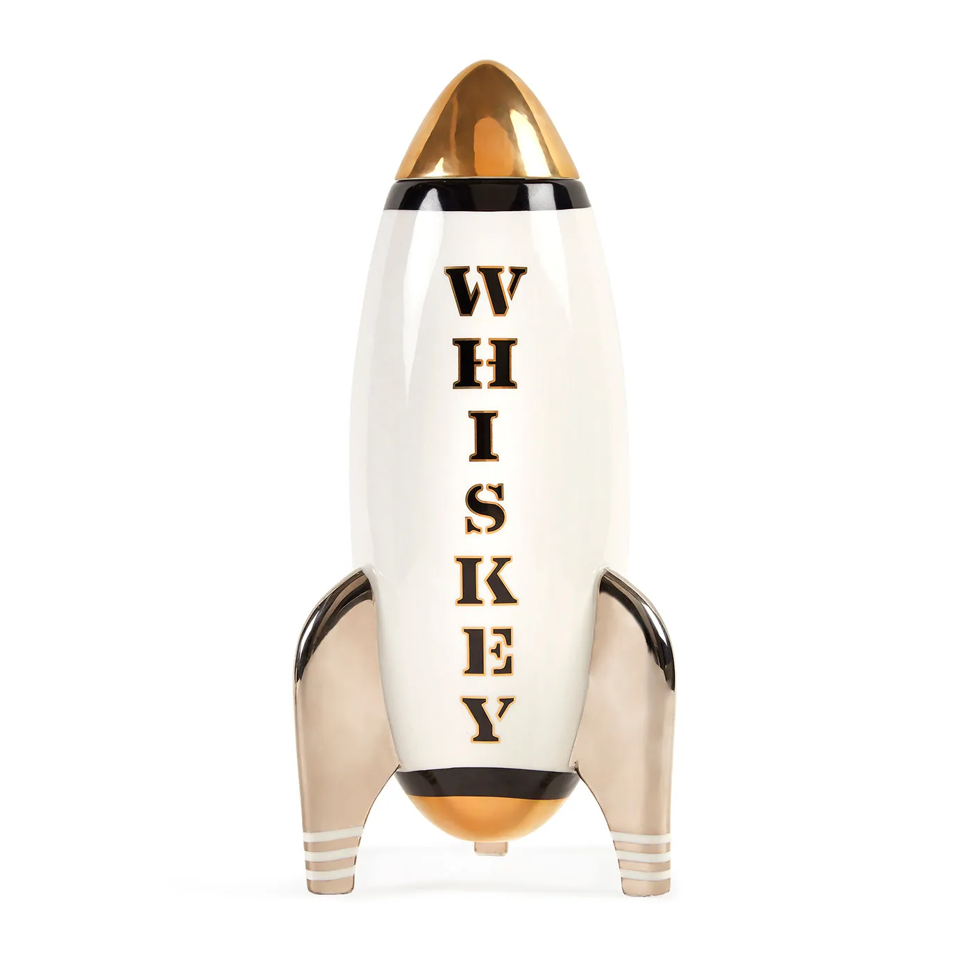 Rocket Whiskey Decanter - Gold, Porcelain product
