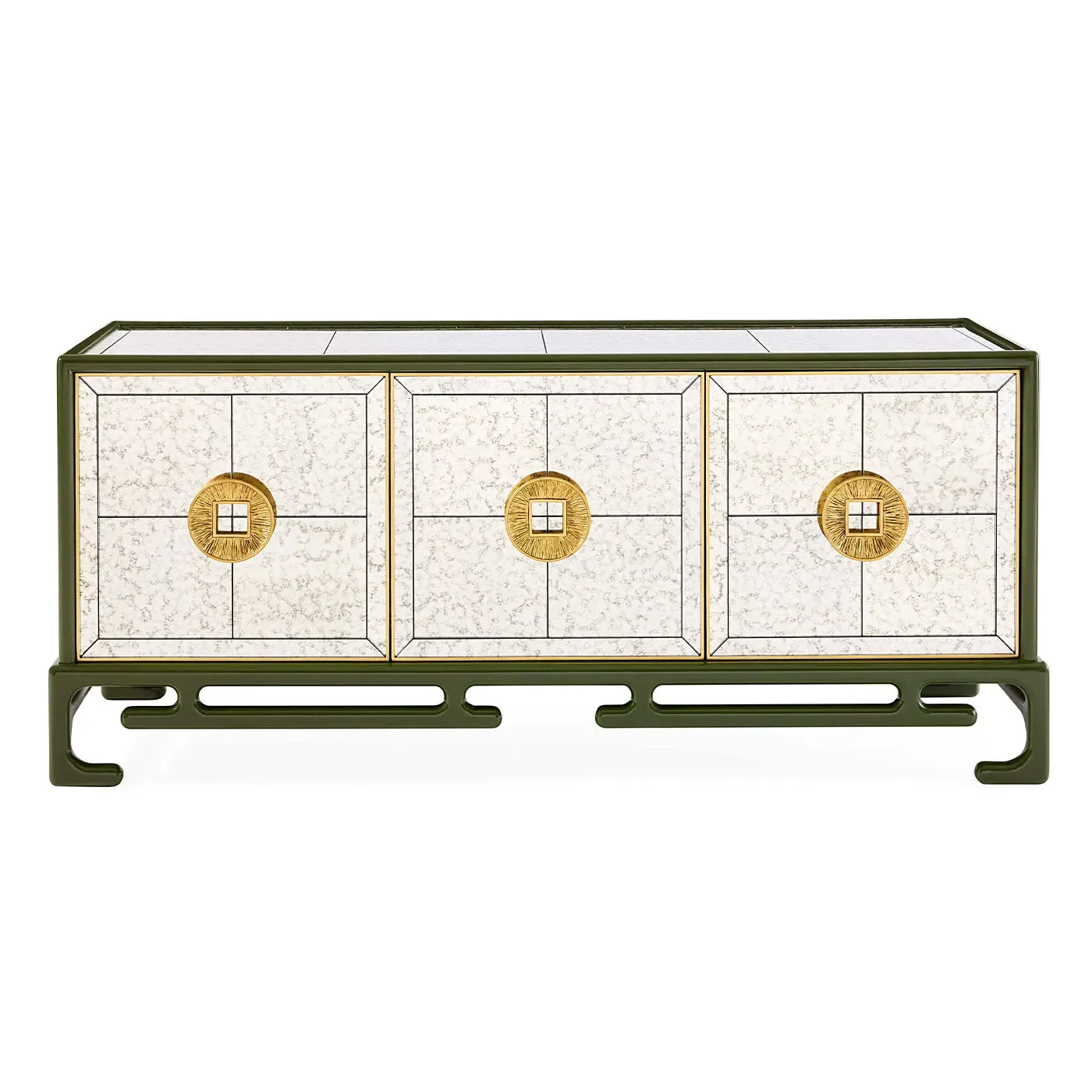 Baldwin Credenza - Olive, Brass product