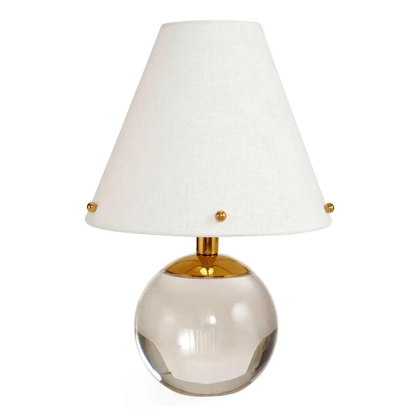 Belvedere Vanity Lamp - Crystal, Brass product