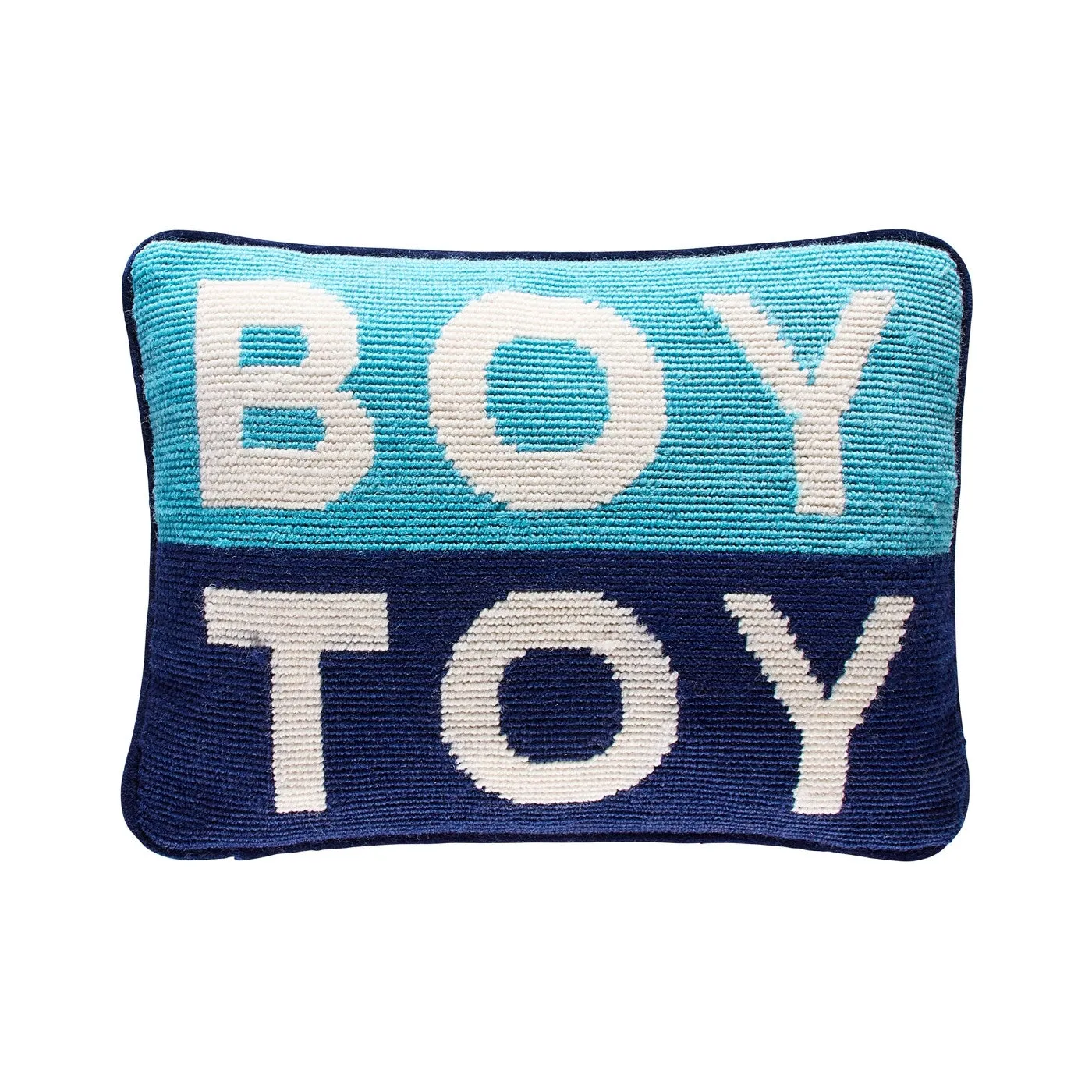 Boy Toy Needlepoint Cushion product