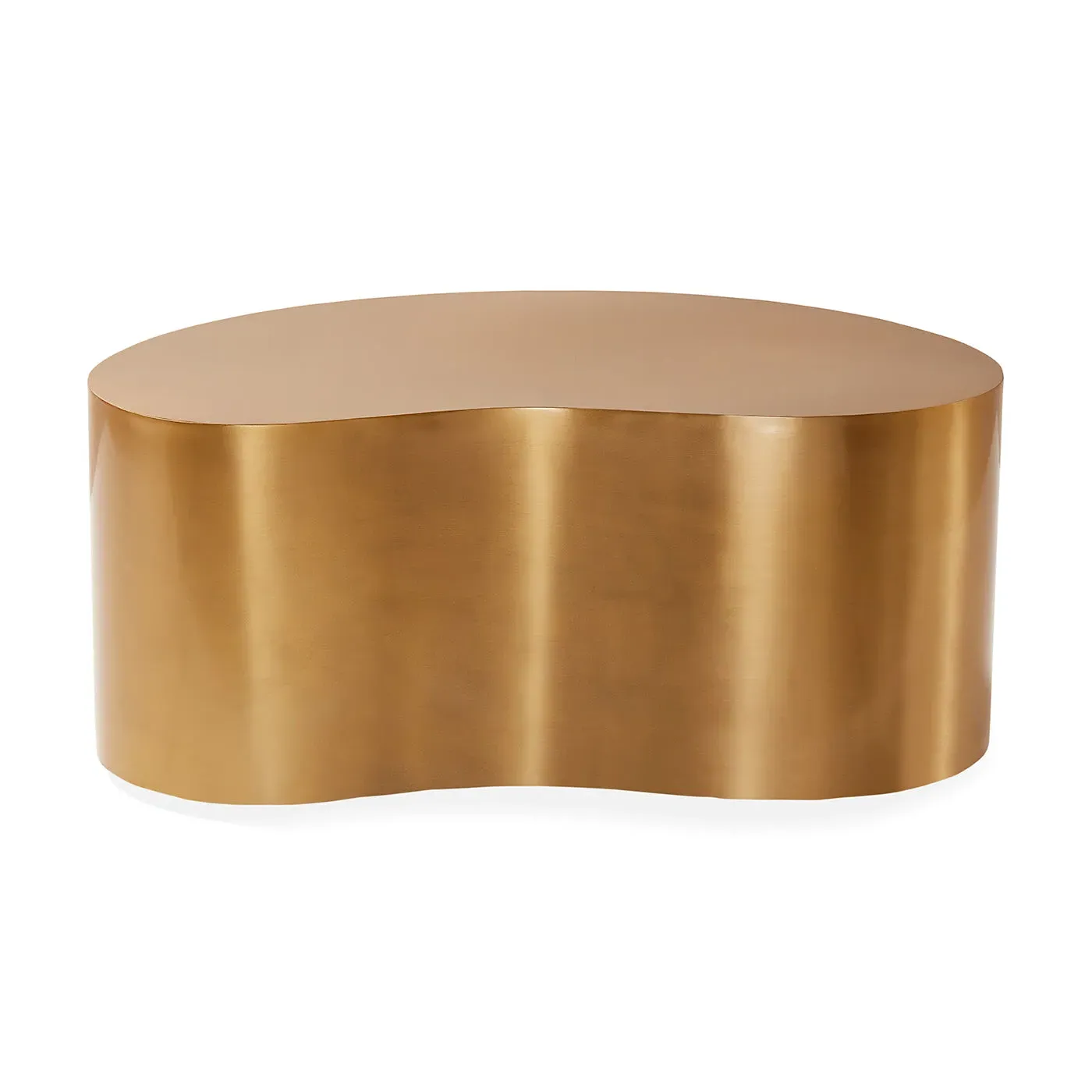 Brass Kidney Small Table - Brass product