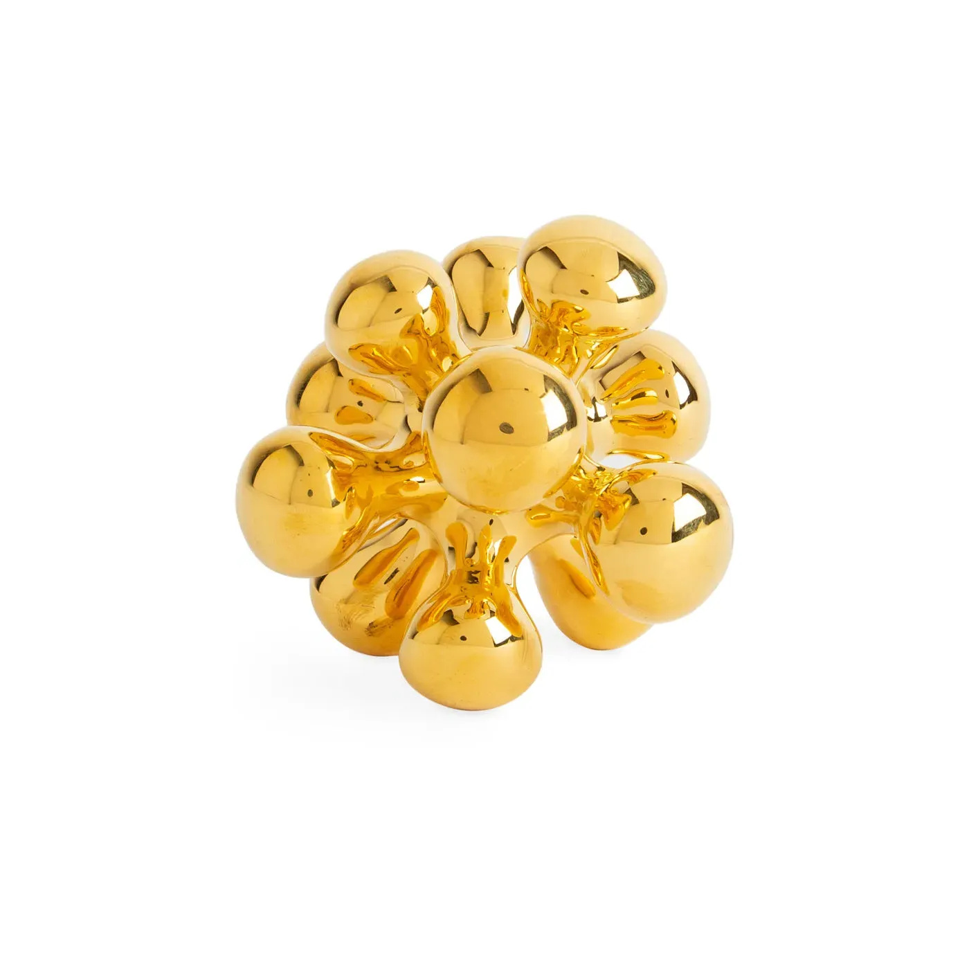 Brass Orb Starburst Sculpture - Brass product