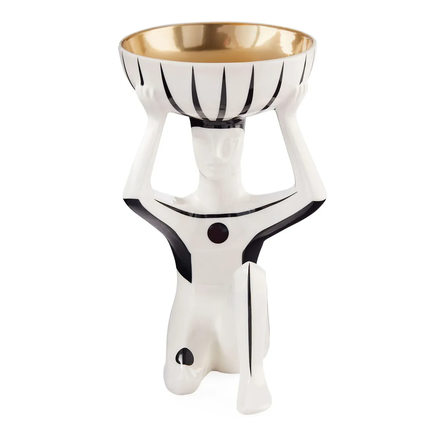 Budapest Medium Decorative Bowl - White, Porcelain product