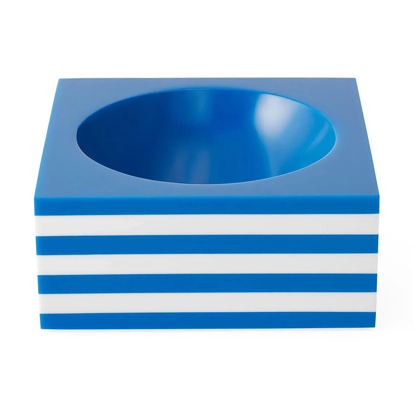 Cabana Scoop Bowl - Blue, White, Acrylic product
