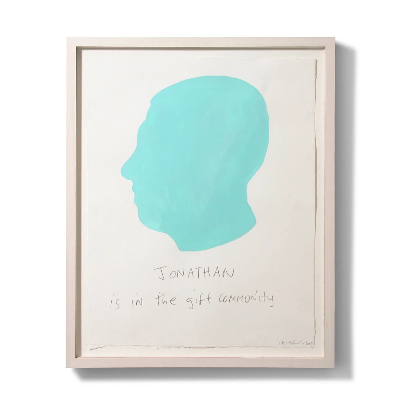 Carter Kustera Custom Silhouette and Text Portrait product