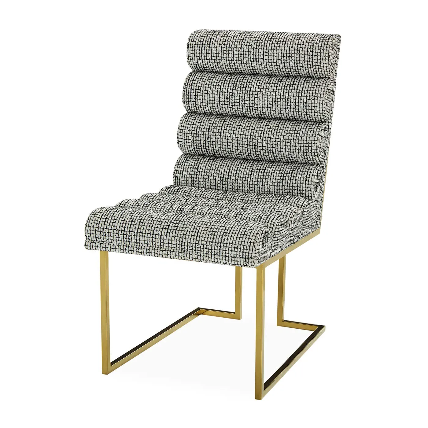 Channeled Goldfinger Dining Chair - Polished Brass product